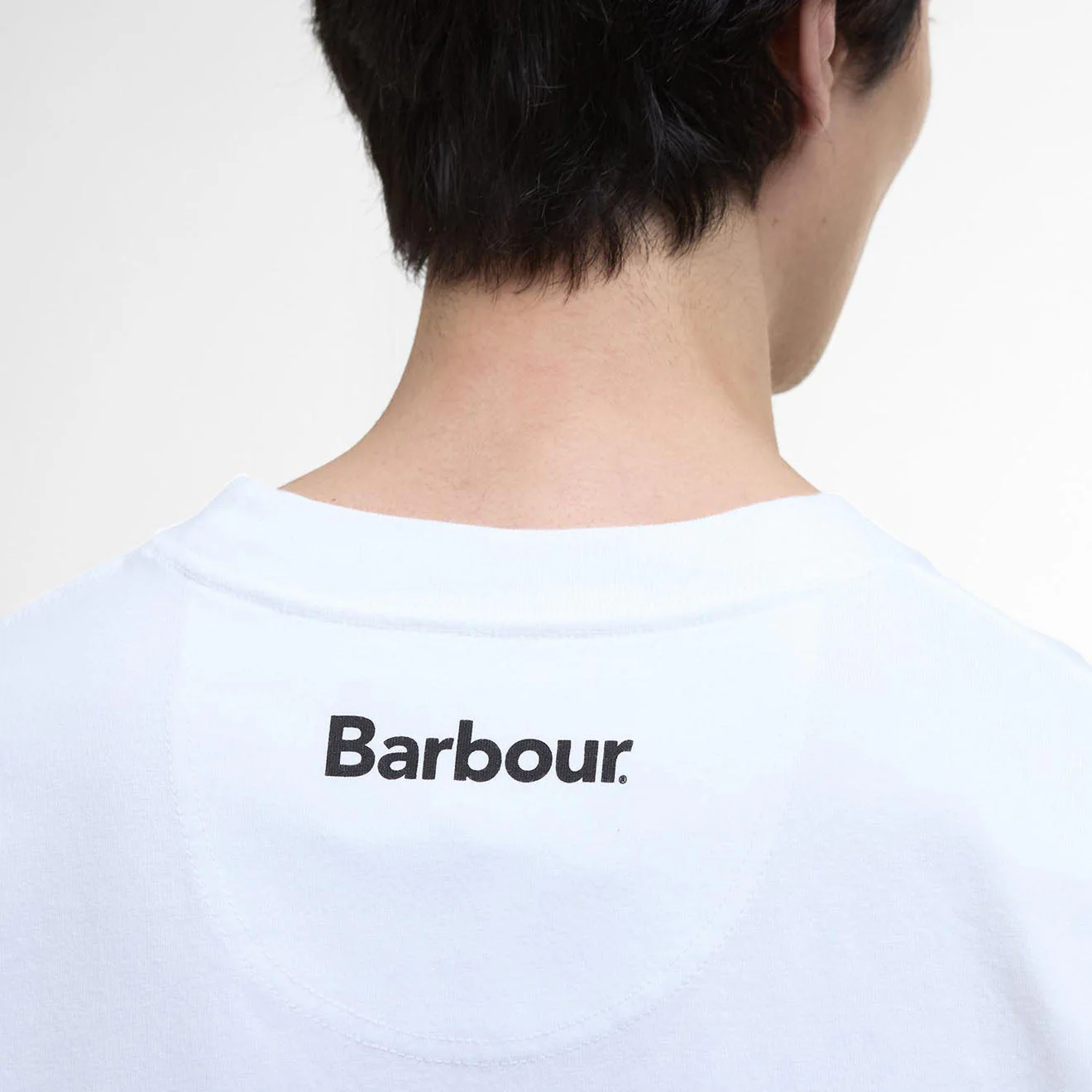 Barbour All-Weather Graphic Fit T-Shirt White - Image 3