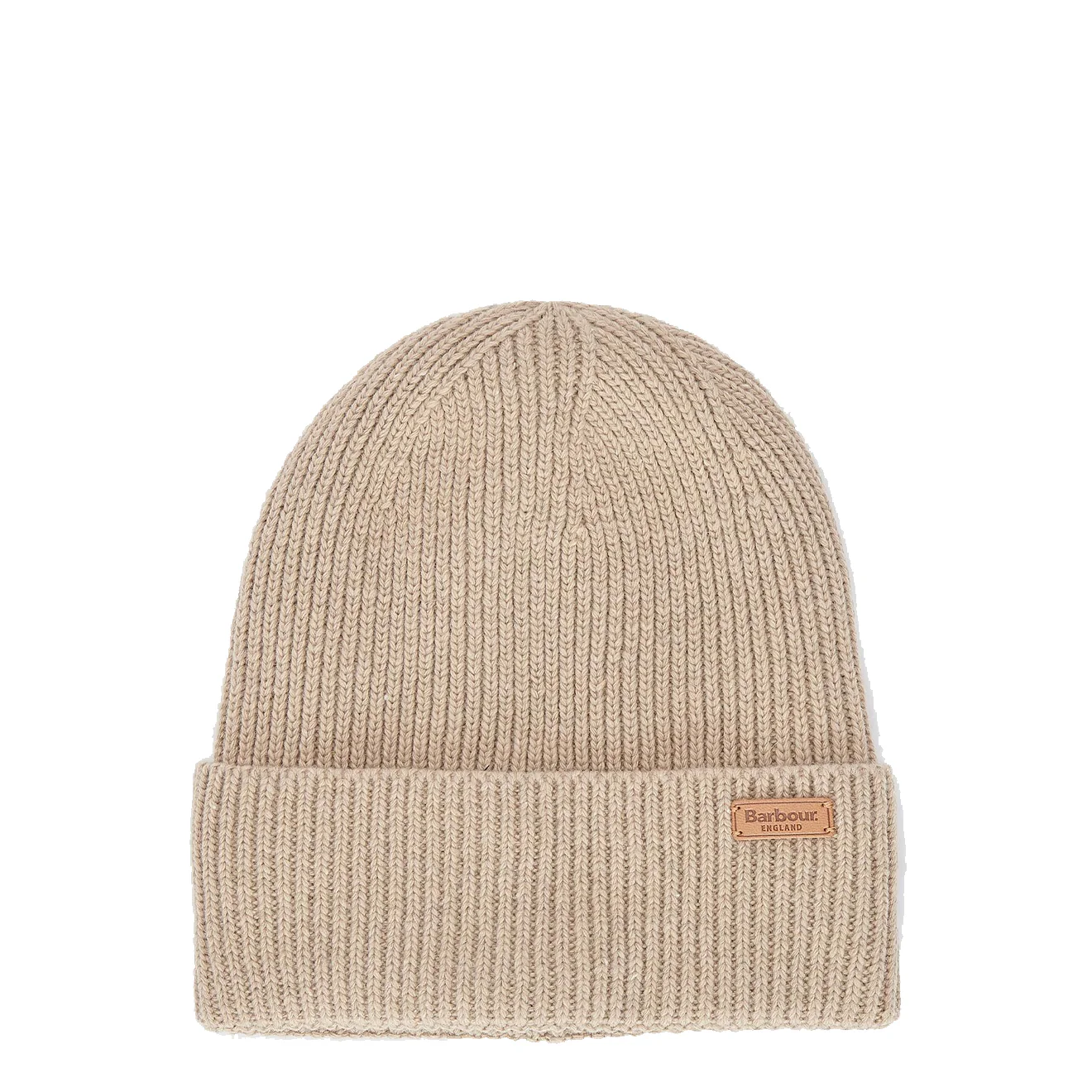 Barbour Amble Beanie Hat White Pepper