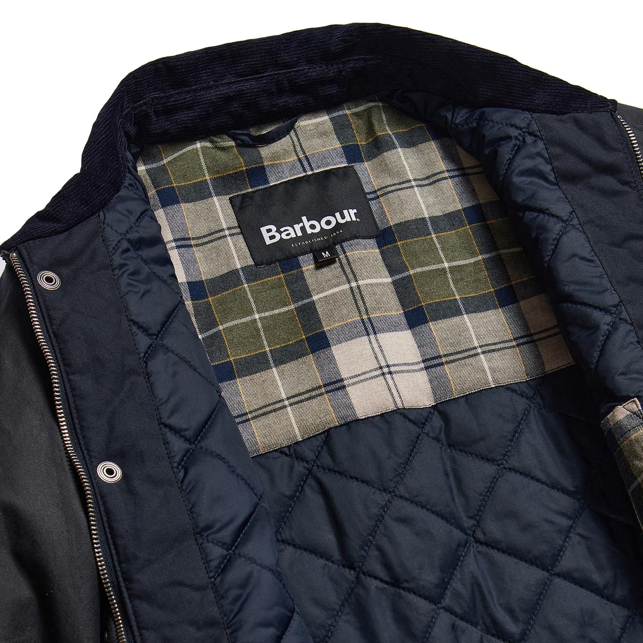 Barbour Ambleside Wax Jacket Navy - Image 2
