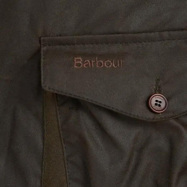 Barbour Beacon Sports Jacket Olive - Image 2