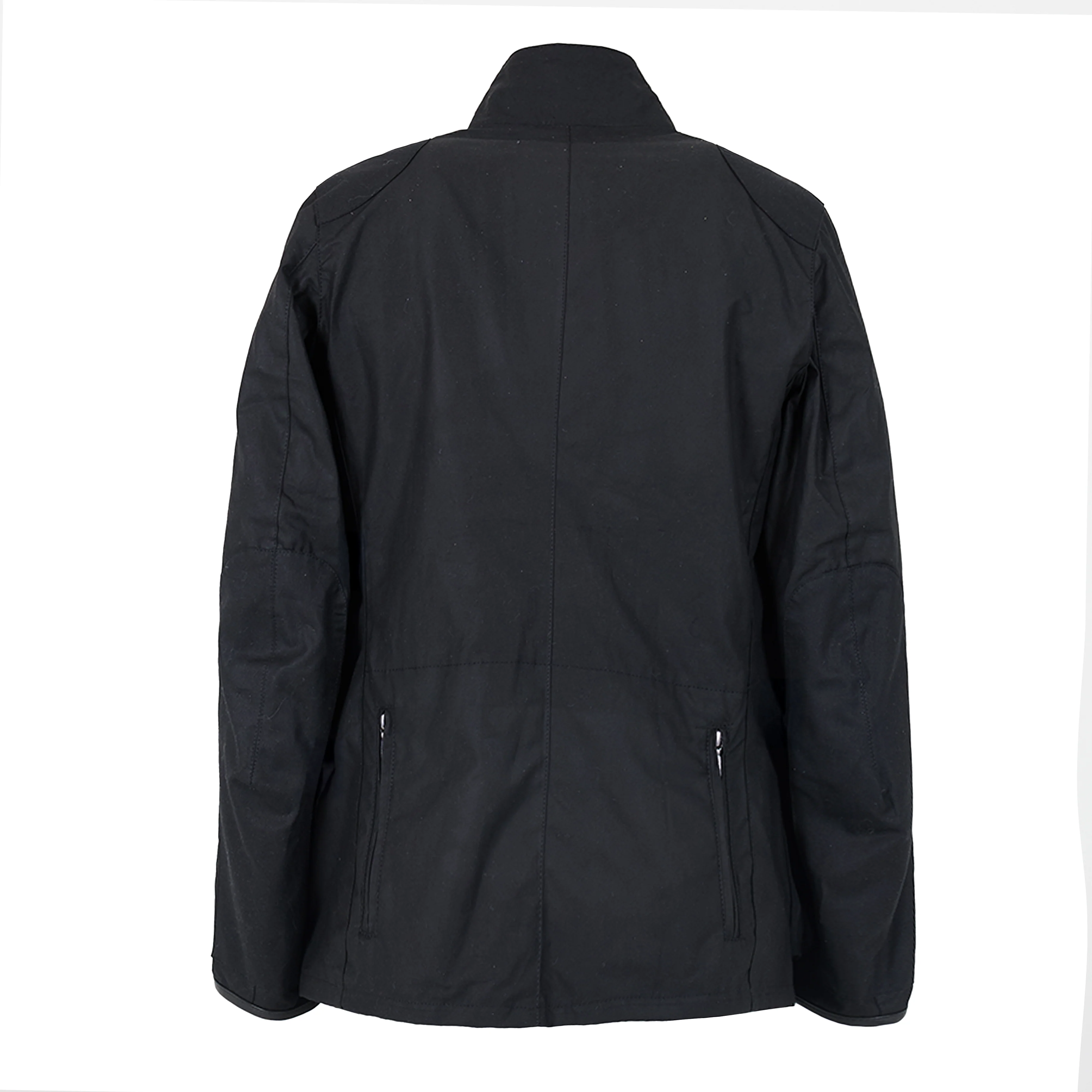 Barbour Beacon Sports Wax Jacket Black - Image 2