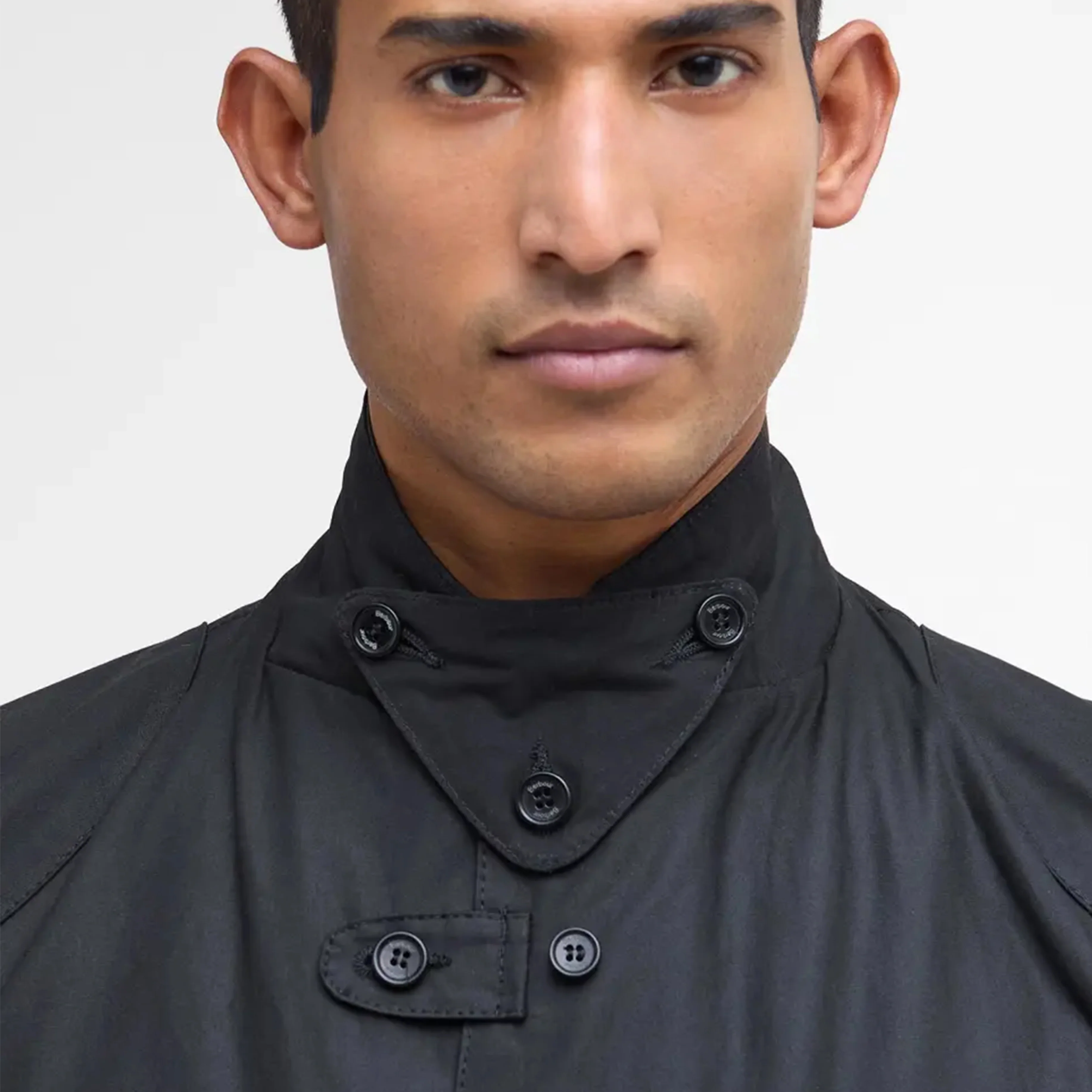 Barbour Beacon Sports Wax Jacket Black - Image 7