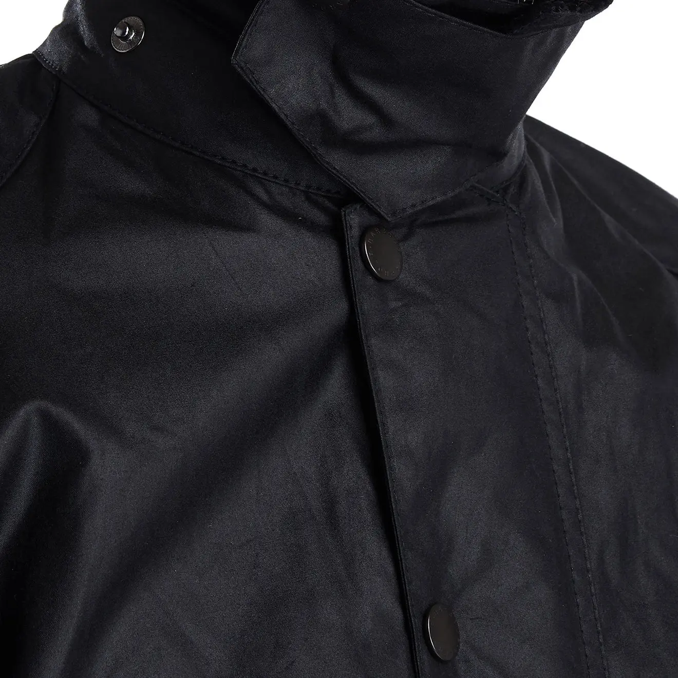Barbour Beaufort Wax Jacket Black - Image 3