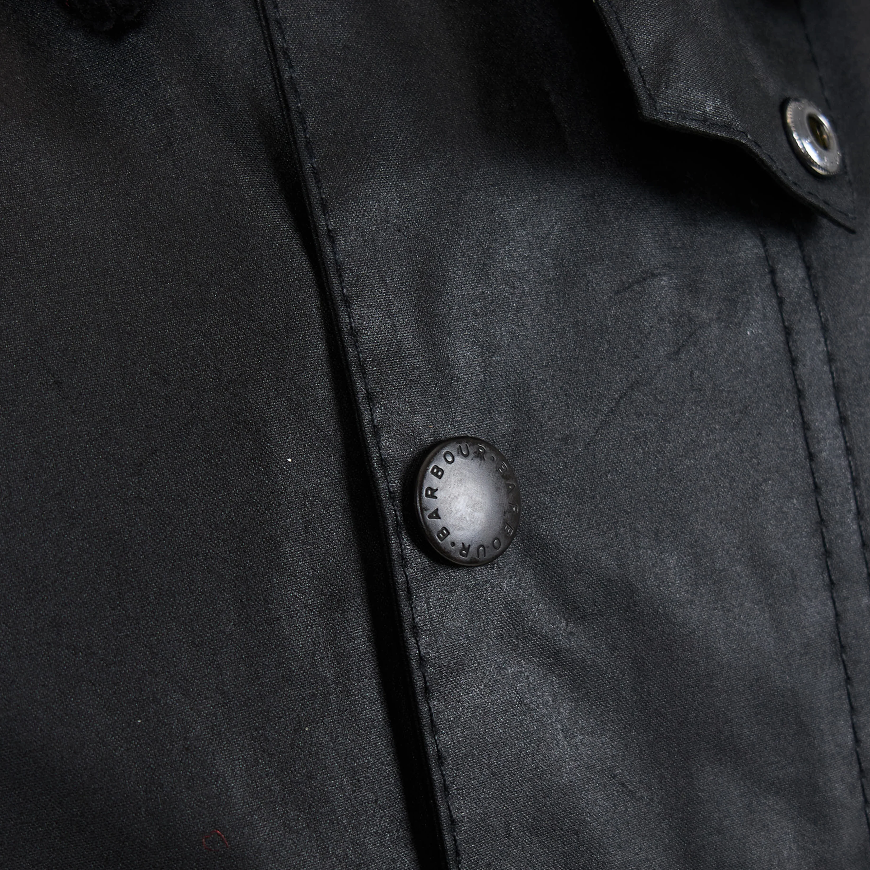 Barbour Beaufort Wax Jacket Black - Image 7