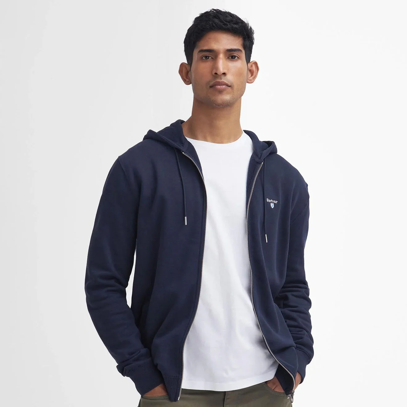 Barbour Beckhill Hoodie Navy - Image 2