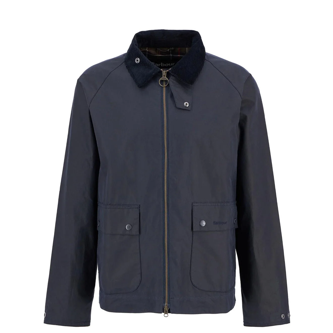 Barbour Bedale Short Waxed Jacket Navy