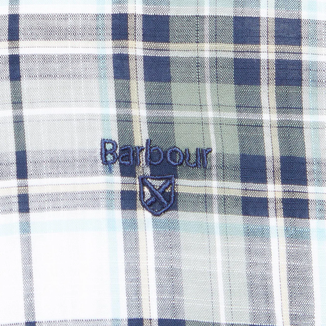Barbour Blaklow Tailored Shirt Agave Green - Image 2