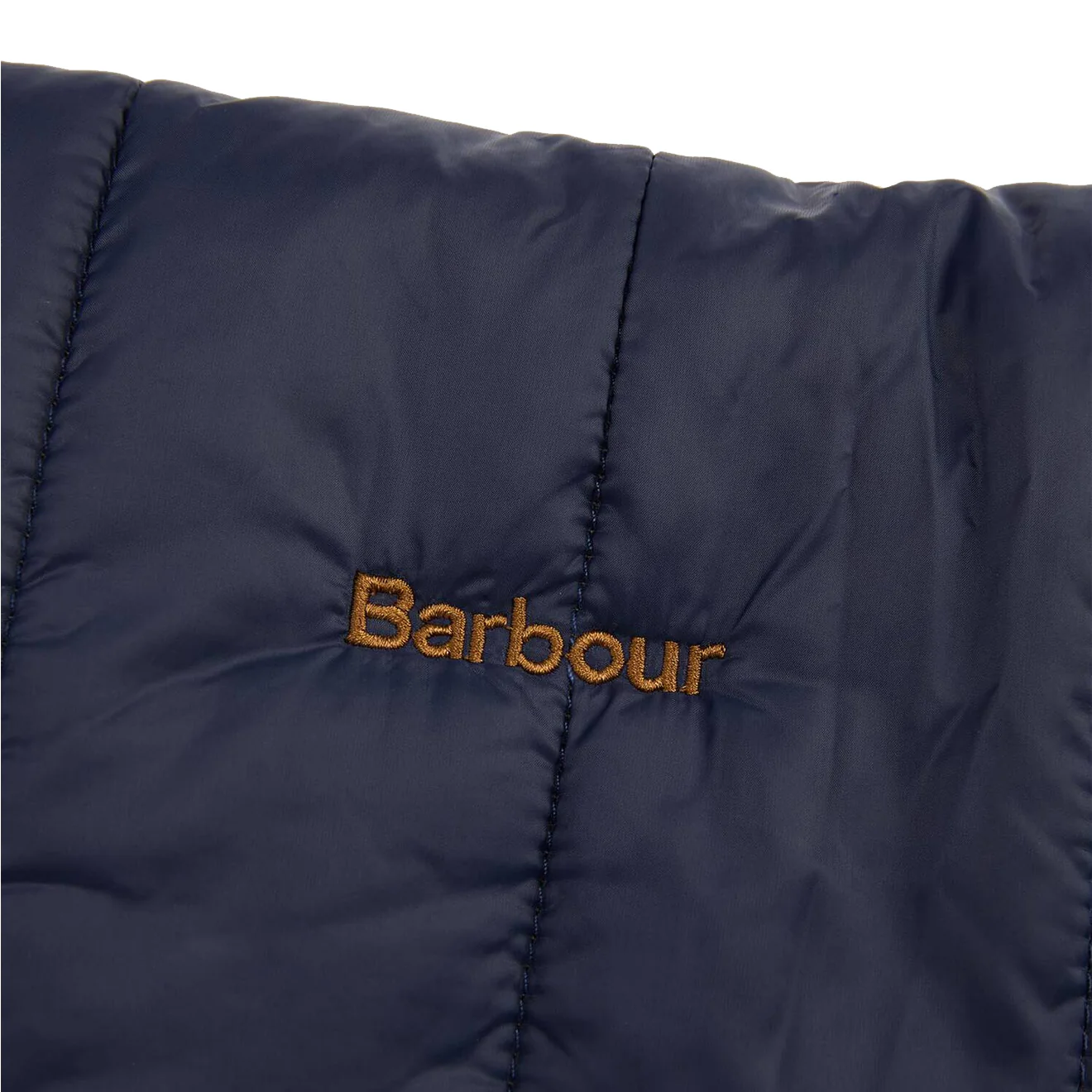 Barbour Brampton Quilted Dog Coat Red/Navy - Image 4