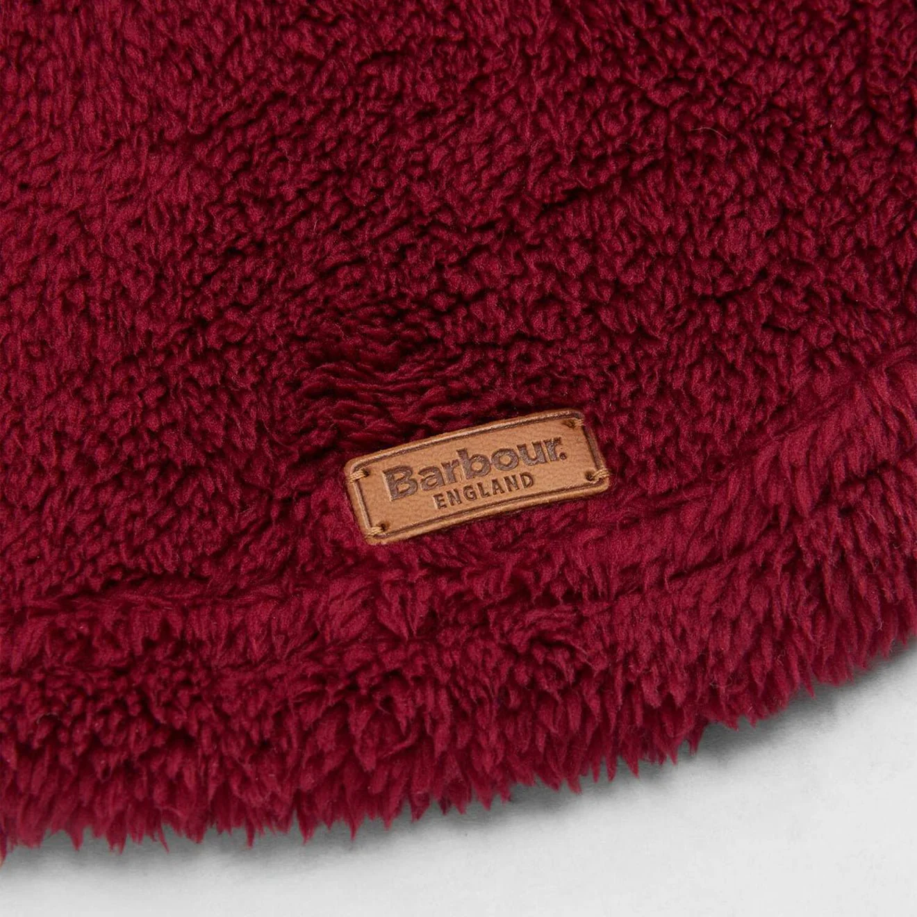 Barbour Brindle Fleece Dog Jumper Red - Image 4