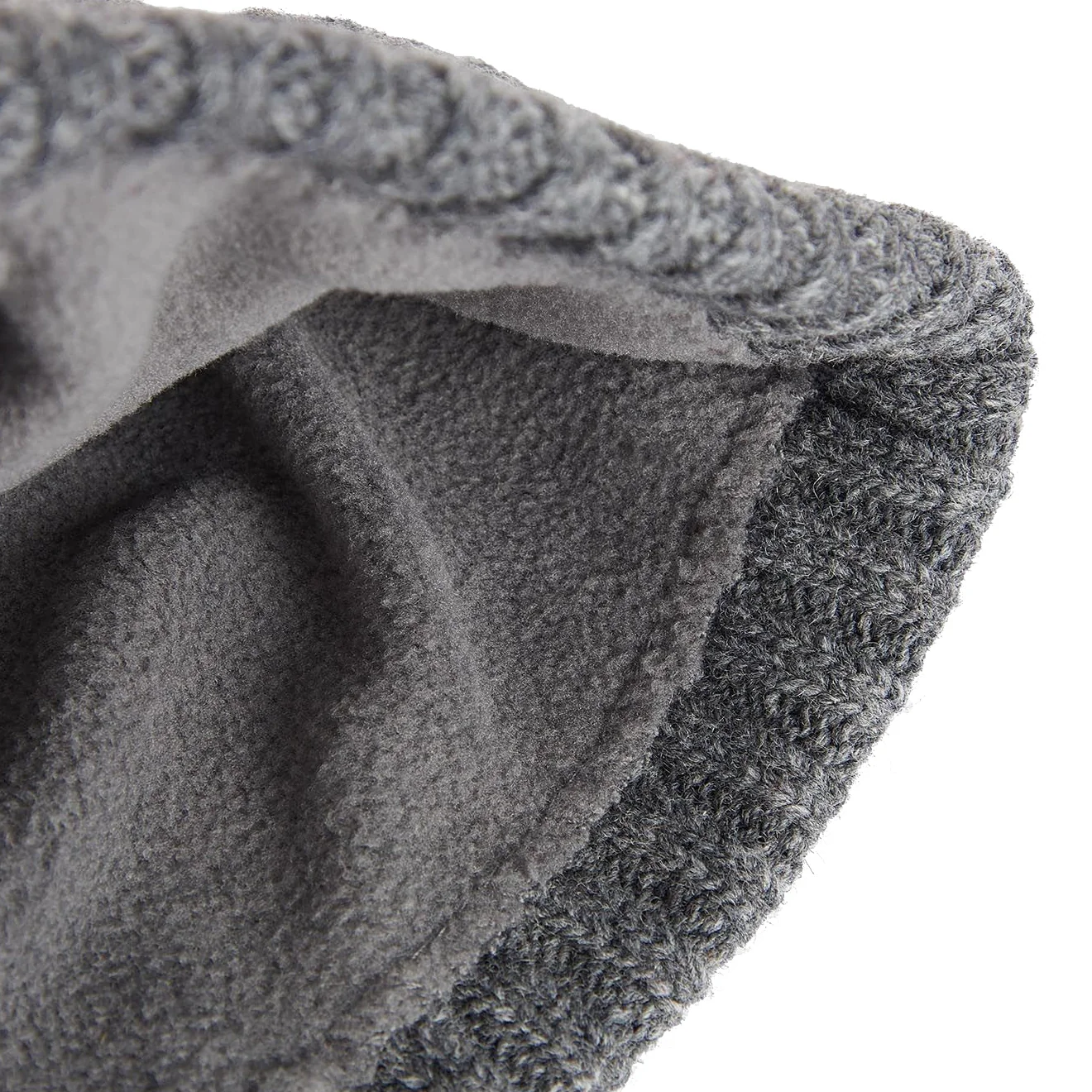 Barbour Carlton Beanie Hat Grey - Image 2