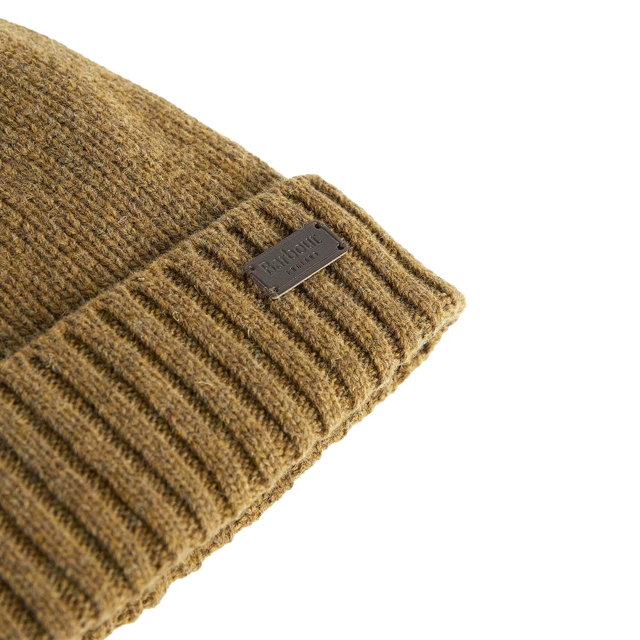 Barbour Carlton Beanie Hat Sandstone - Image 3