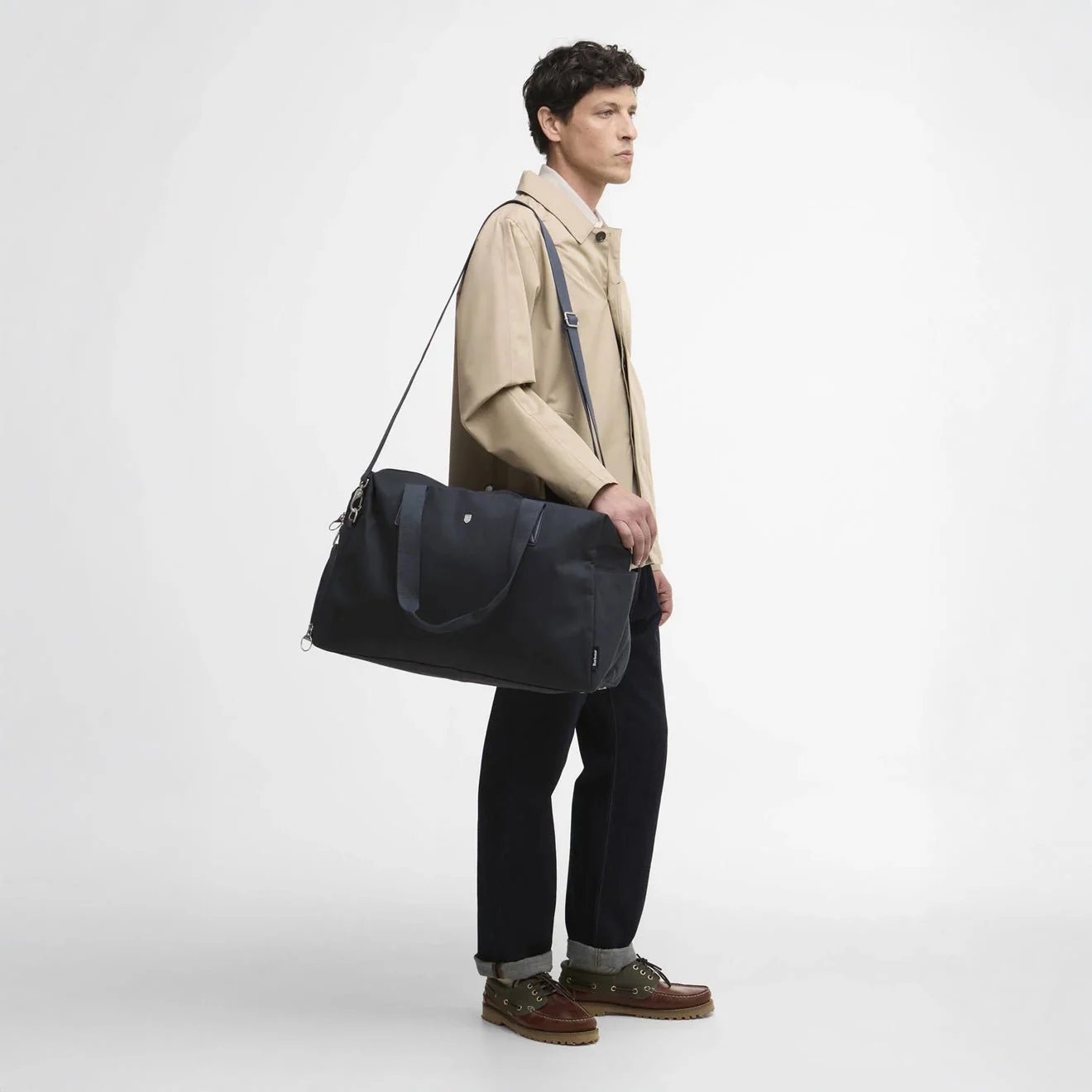 Barbour Cascade City Holdall Bag Navy - Image 3