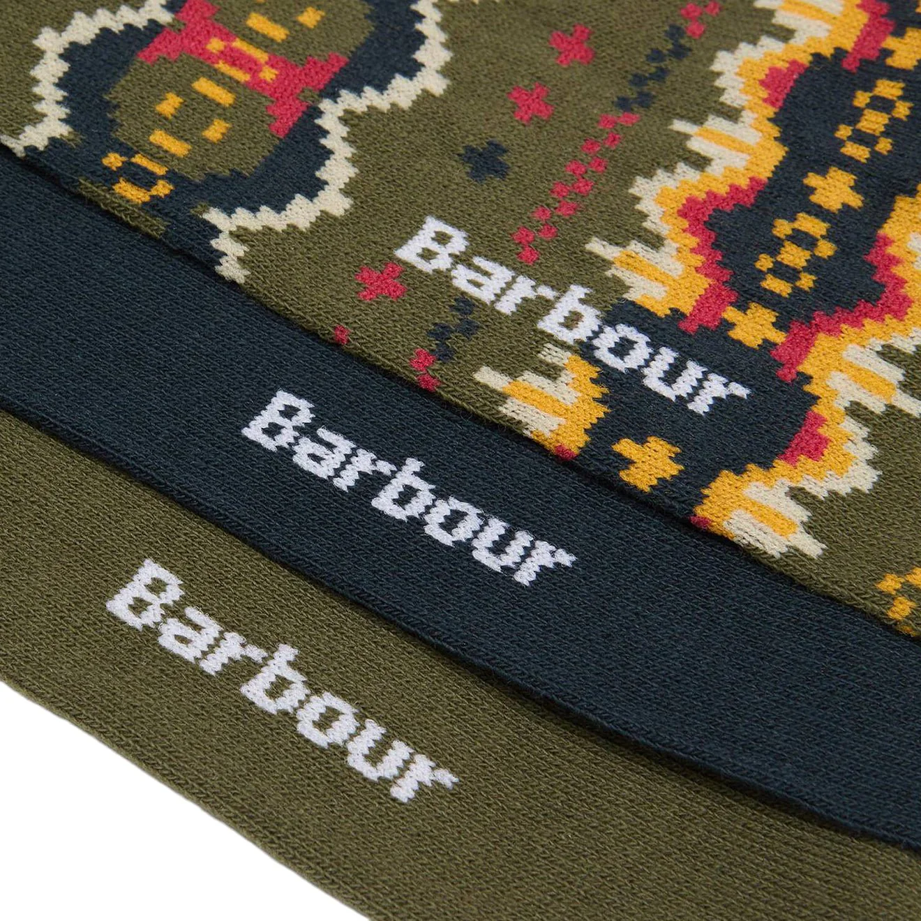 Barbour Case Sock Gift Set Classic Tartan - Image 2