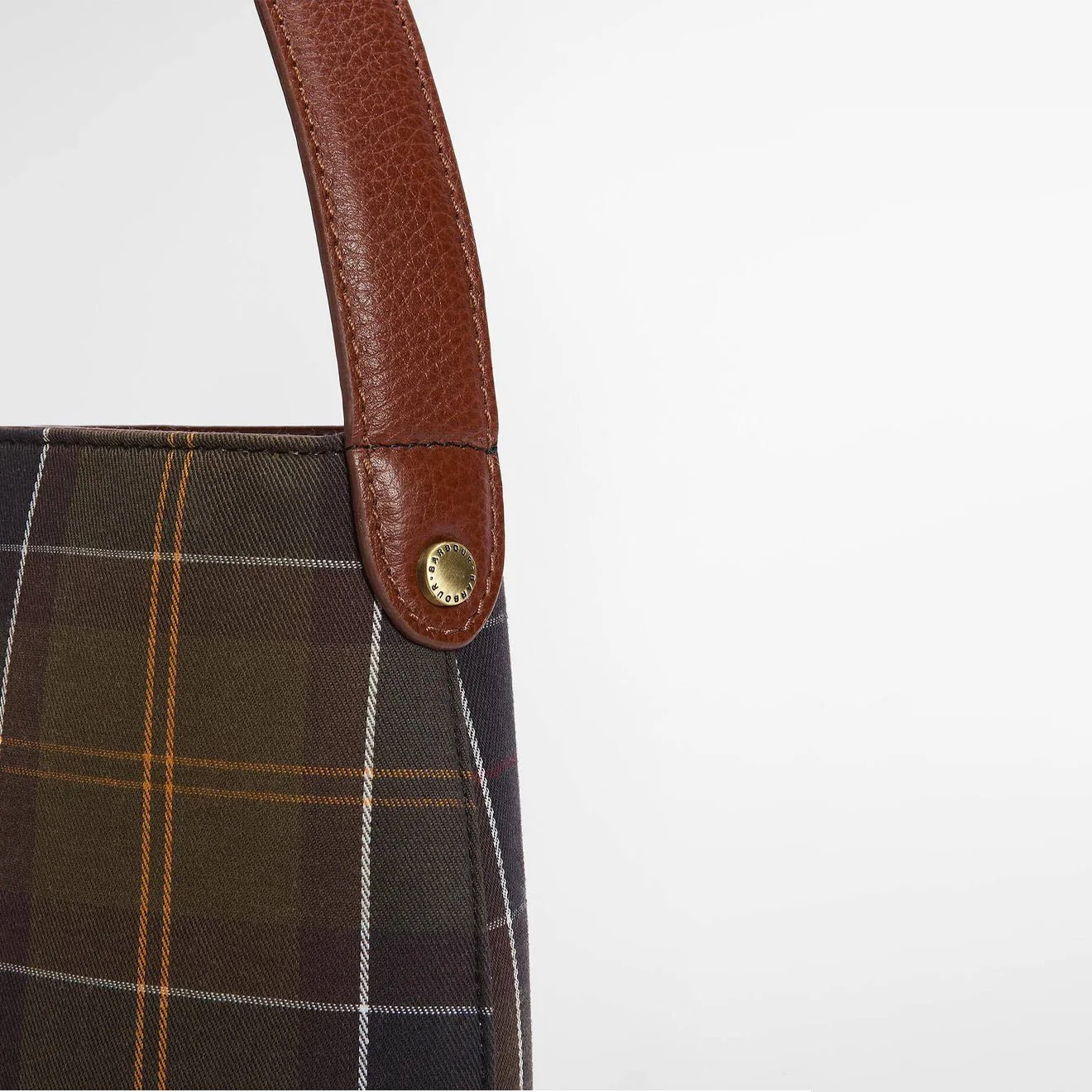 Barbour Cedar Tartan Bucket Bag Classic Tartan - Image 7