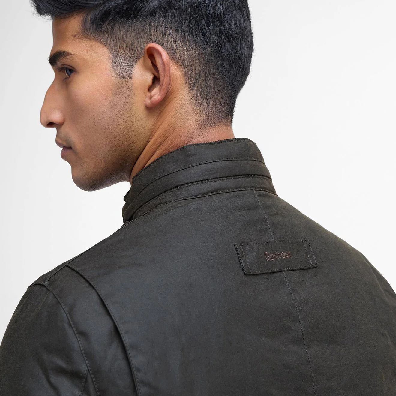 Barbour Corbridge Waxed Jacket Olive - Image 4