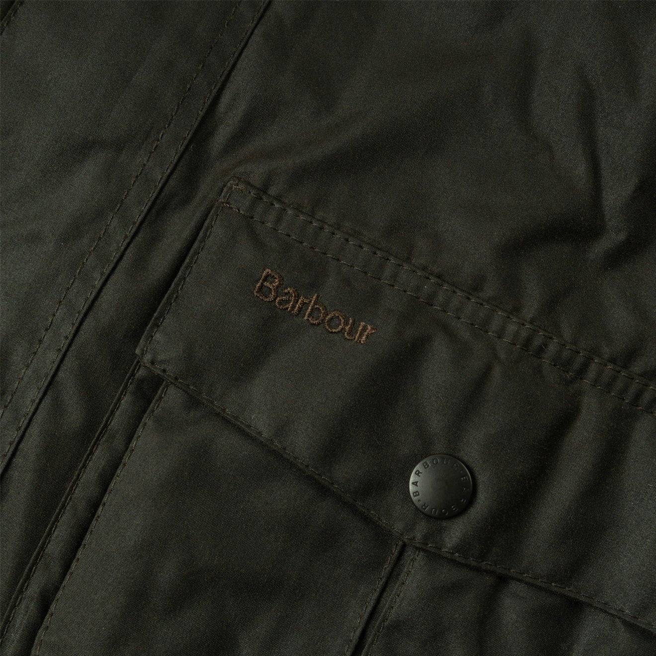 Barbour Corbridge Waxed Jacket Olive - Image 7