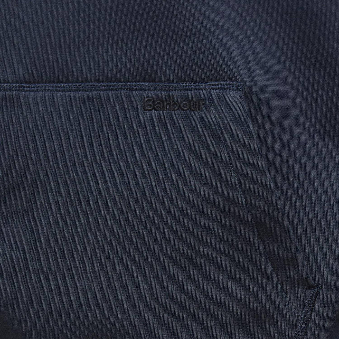 Barbour Cragwell Relaxed Half Zip Sweatshirt Dark Navy - Image 5
