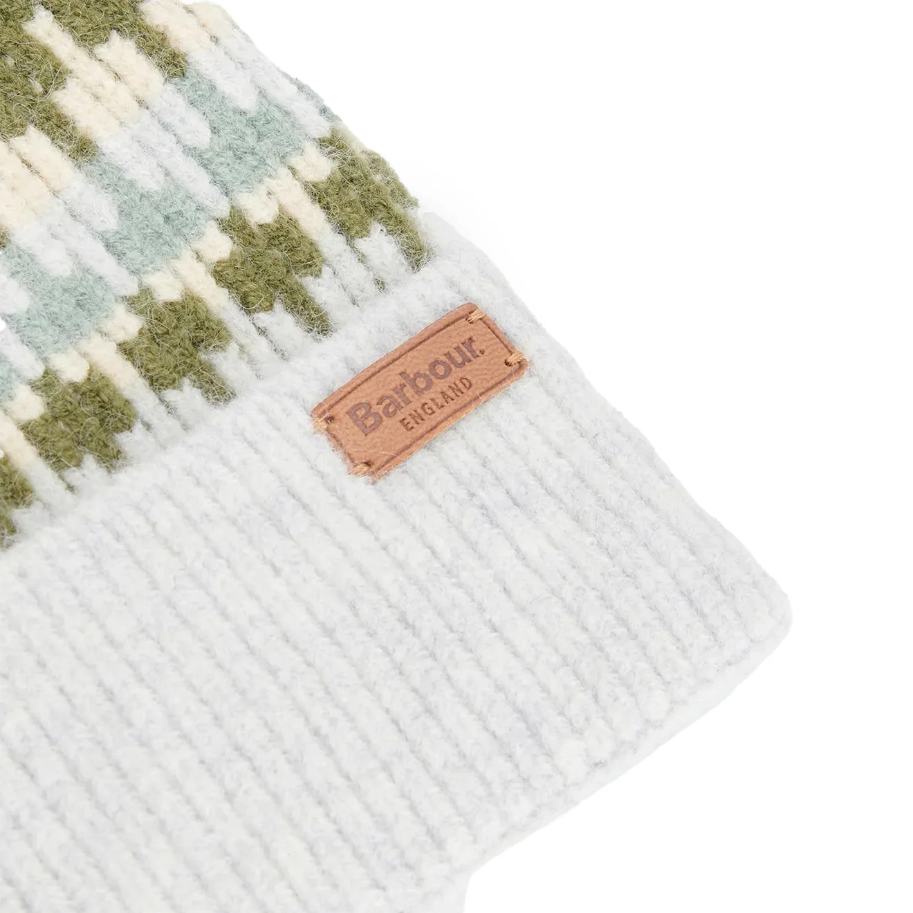Barbour Craster Beanie Hat Ancient Loden - Image 3