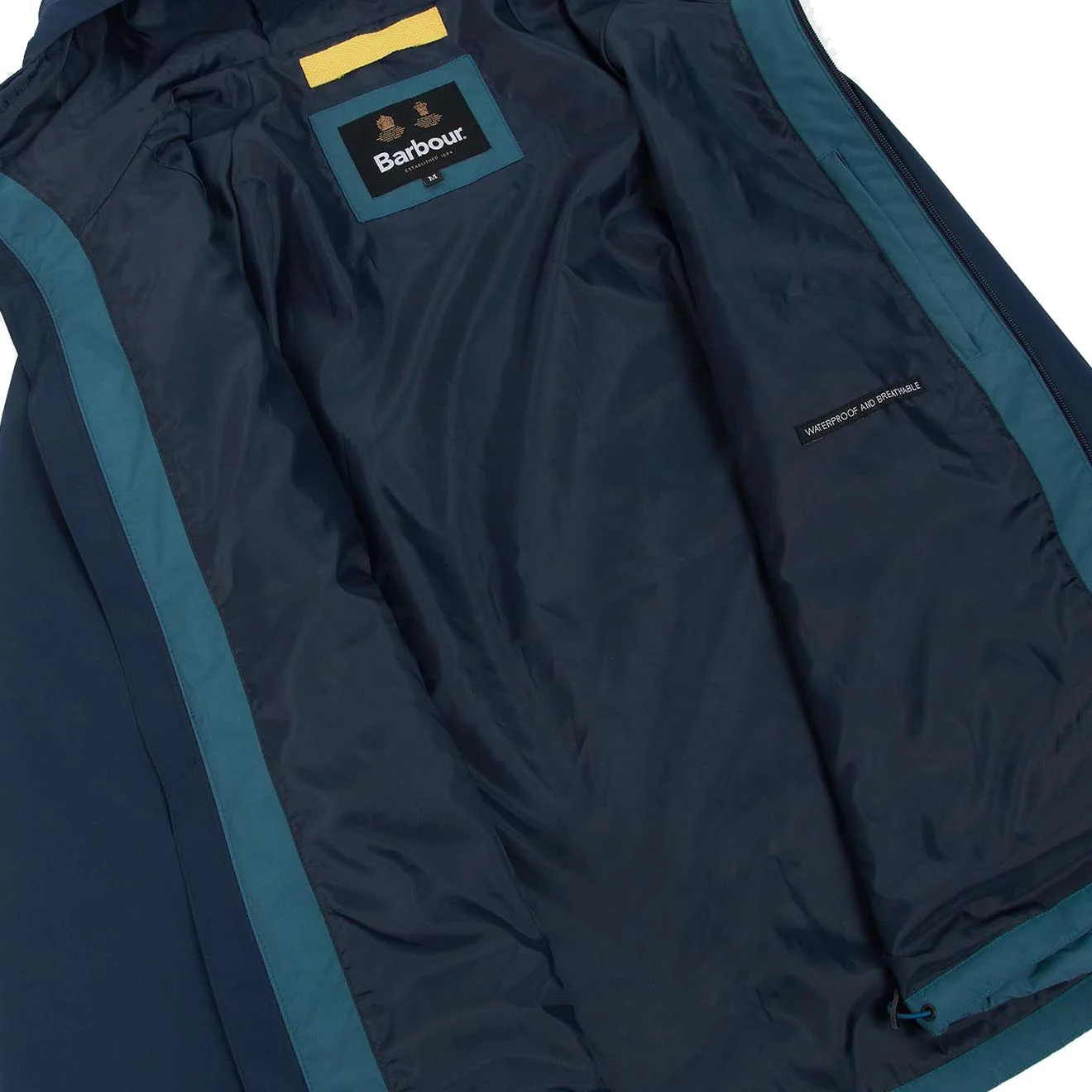 Barbour Cromar Jacket Navy - Image 3