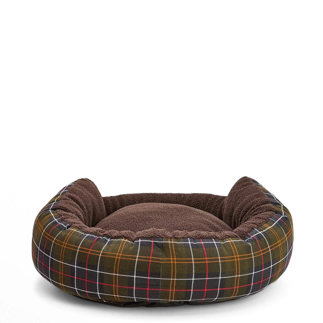 Barbour Dog Snuggle Bed 30" Classic Tartan - Image 2