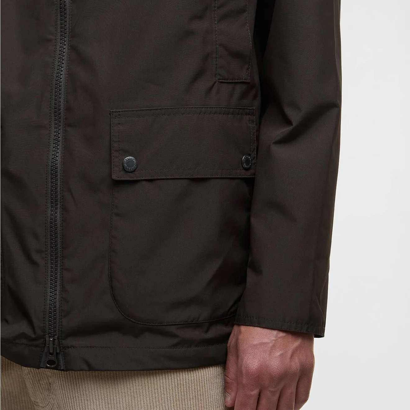 Barbour Domus Waterproof Jacket Black Oak - Image 5