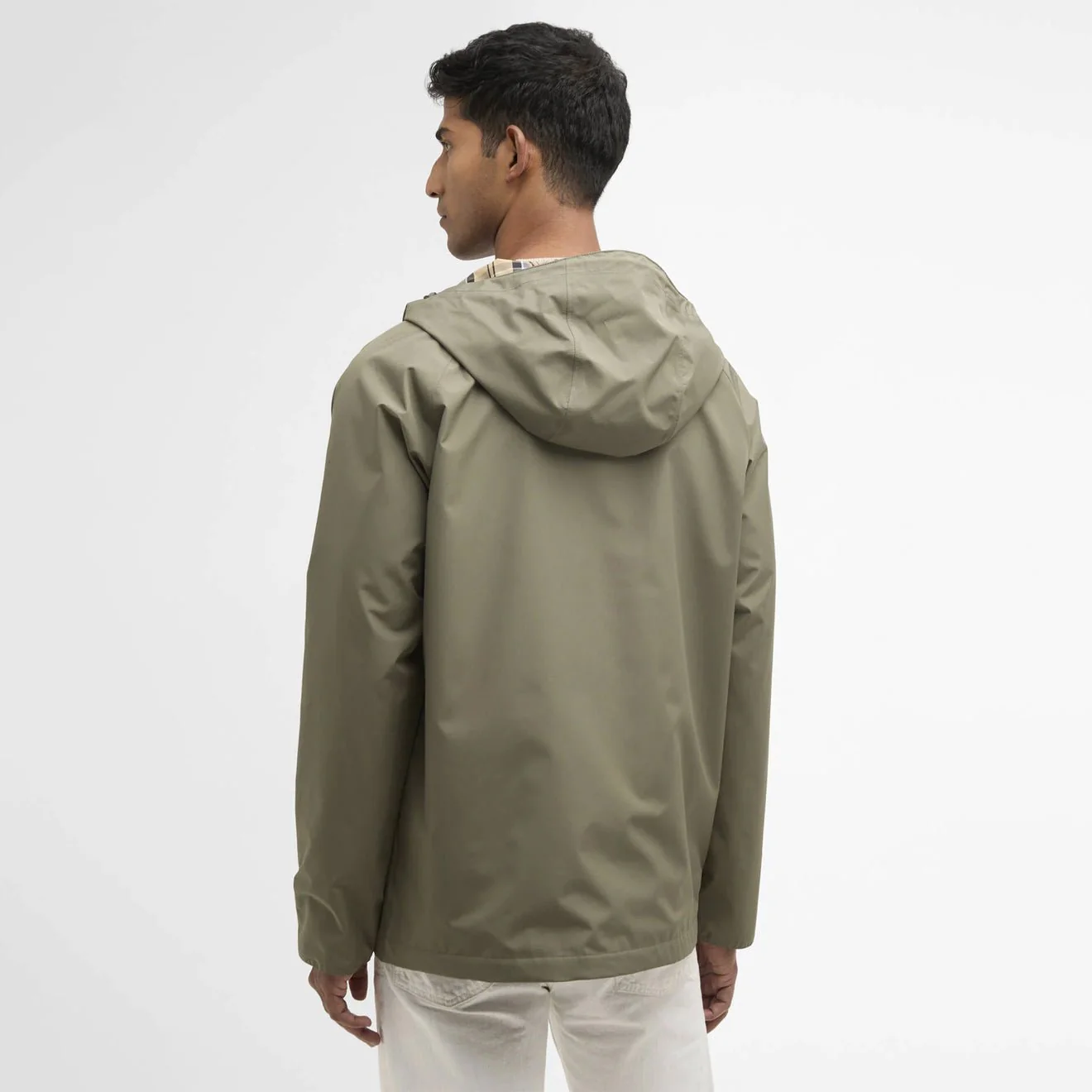 Barbour Domus Waterproof Jacket Dusty Olive - Image 3