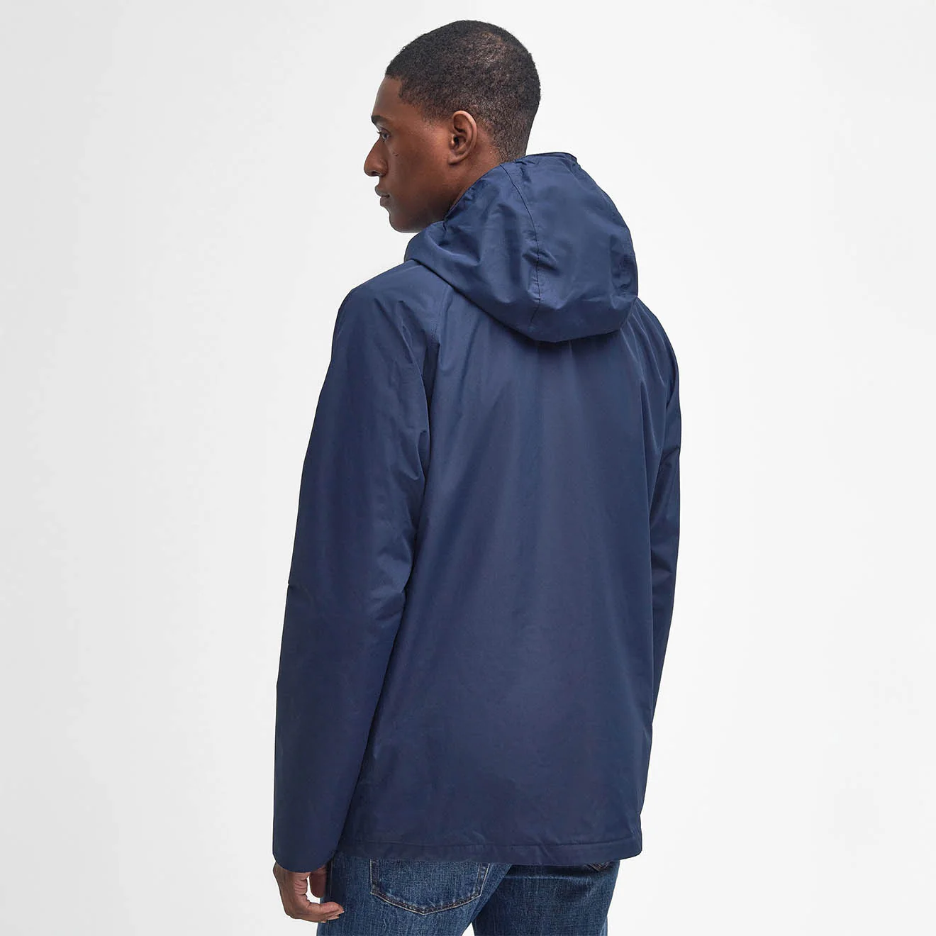 Barbour Domus Waterproof Jacket Navy/Classic - Image 3