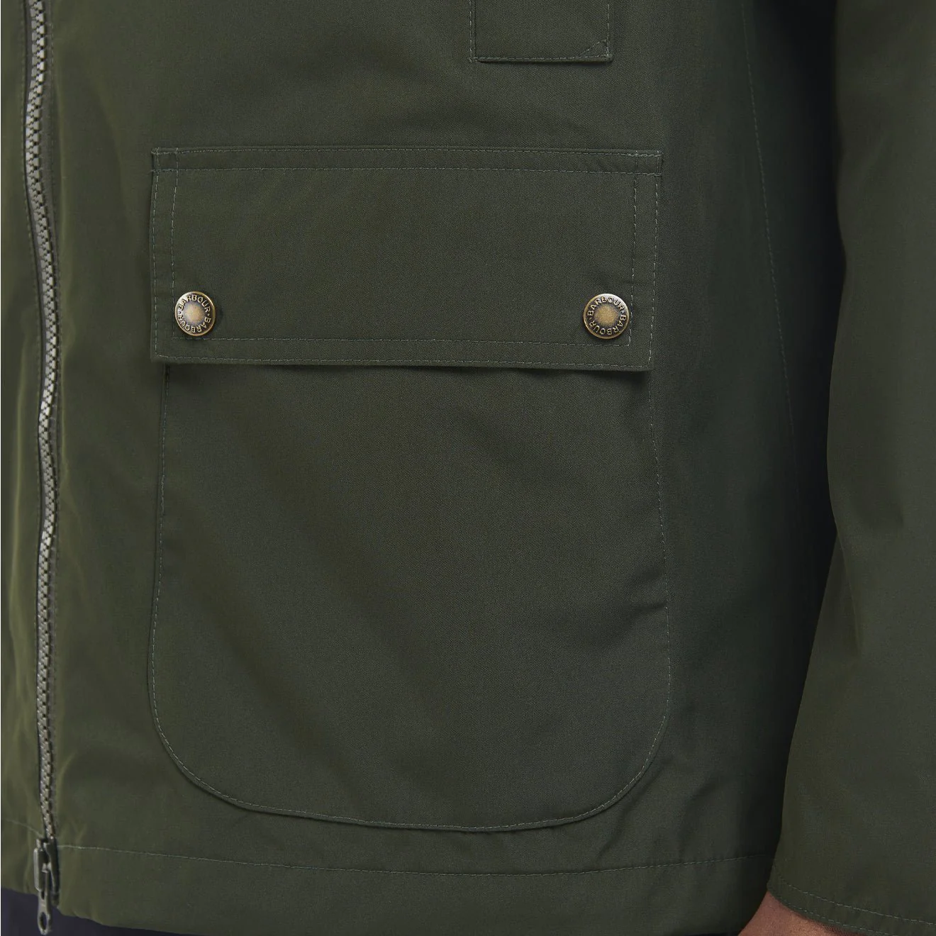 Barbour Domus Waterproof Jacket Sage/Classic - Image 6