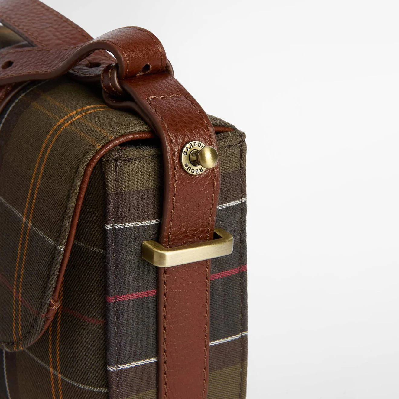 Barbour Elm Tartan Crossbody Bag Classic Tartan - Image 8