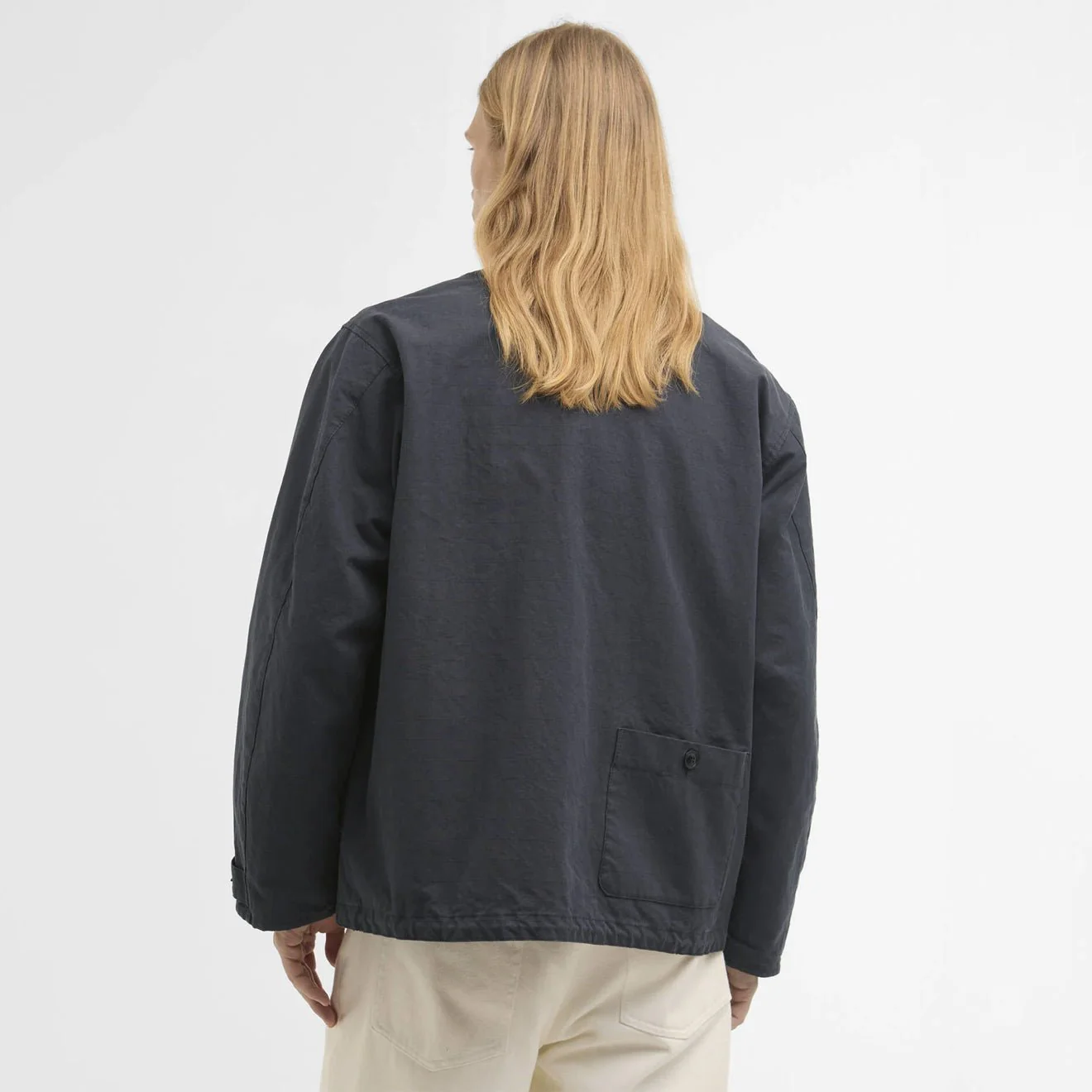 Barbour Endurance Utility Casual Jacket Navy - Image 3