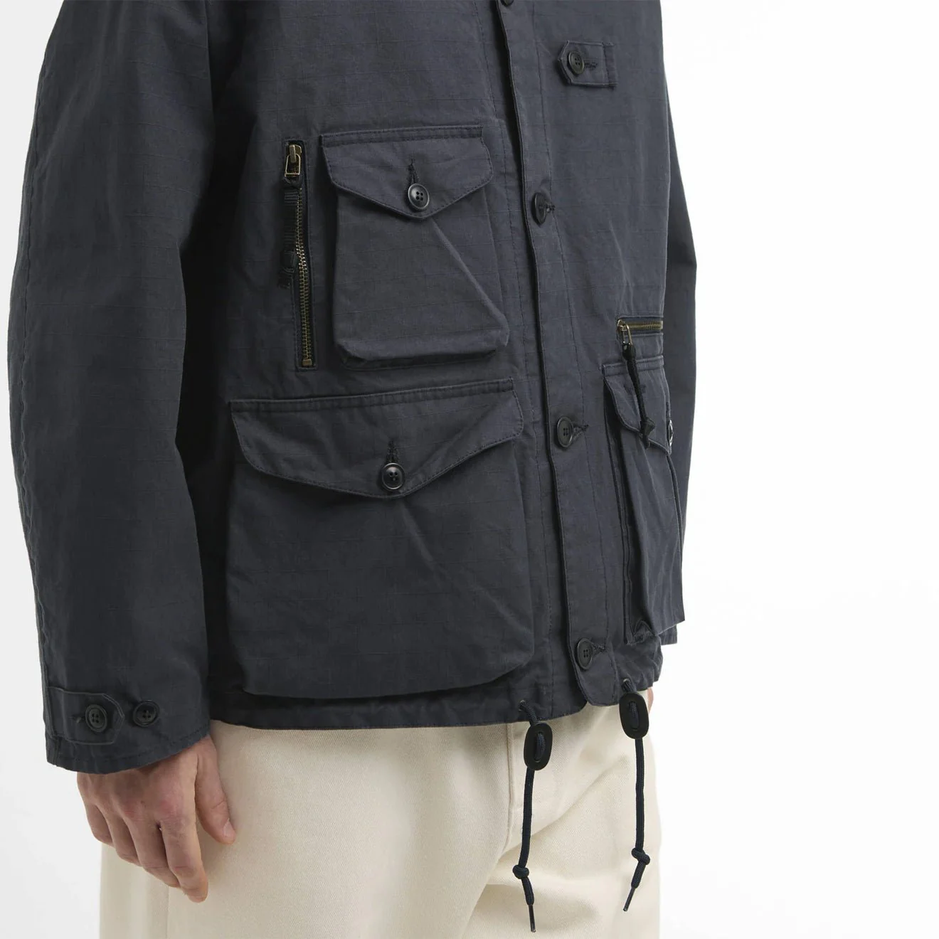 Barbour Endurance Utility Casual Jacket Navy - Image 5