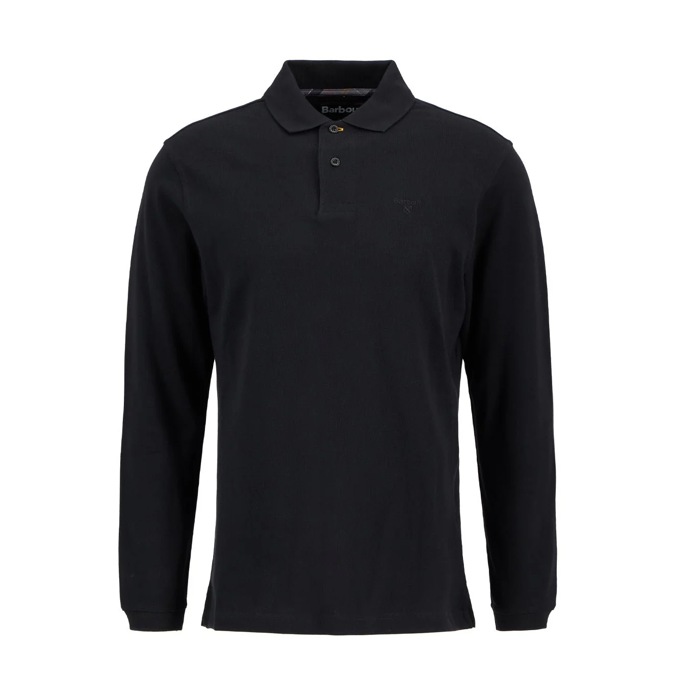 Barbour Essential L/S Polo Shirt Black