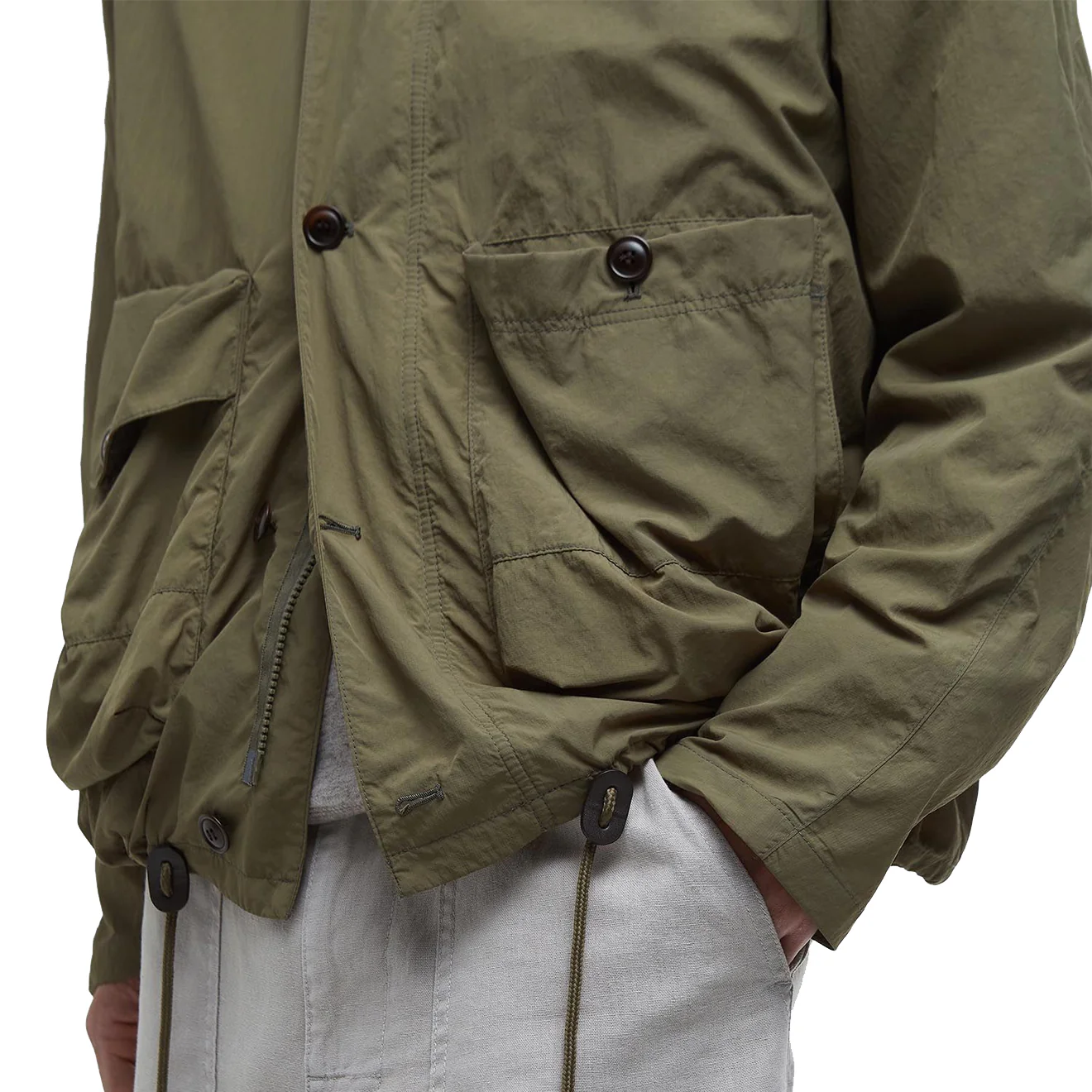 Barbour Fatigue Casual Jacket Burnt Olive - Image 6