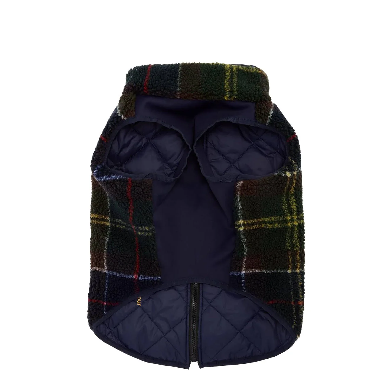 Barbour Field Reversible Dog Coat Classic/Navy - Image 3