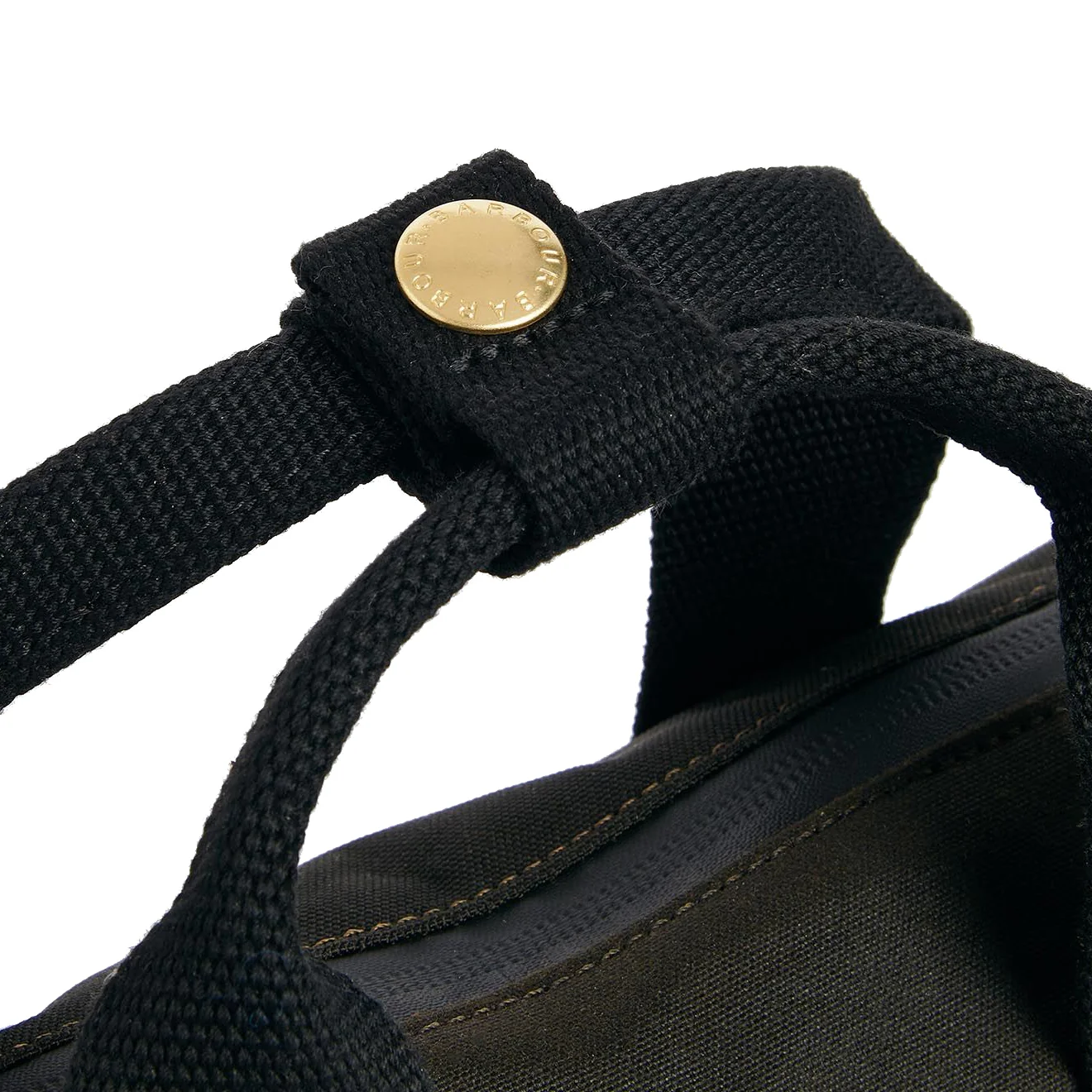 Barbour Field Wax Backpack Olive/Black - Image 5