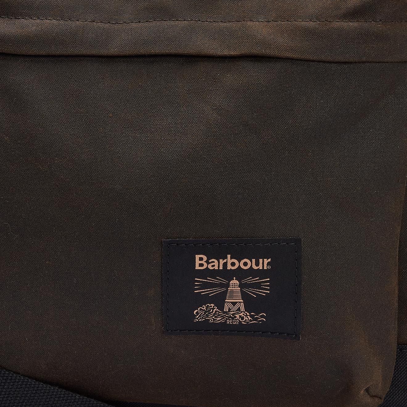 Barbour Field Wax Holdall Olive/Black - Image 4