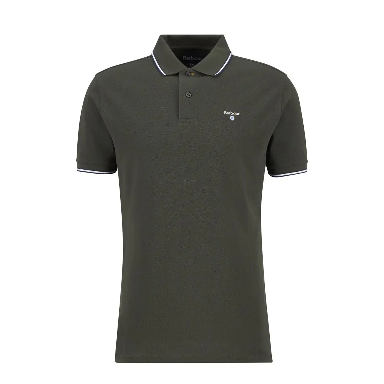 Barbour Fielding Tailored Polo Shirt Olive