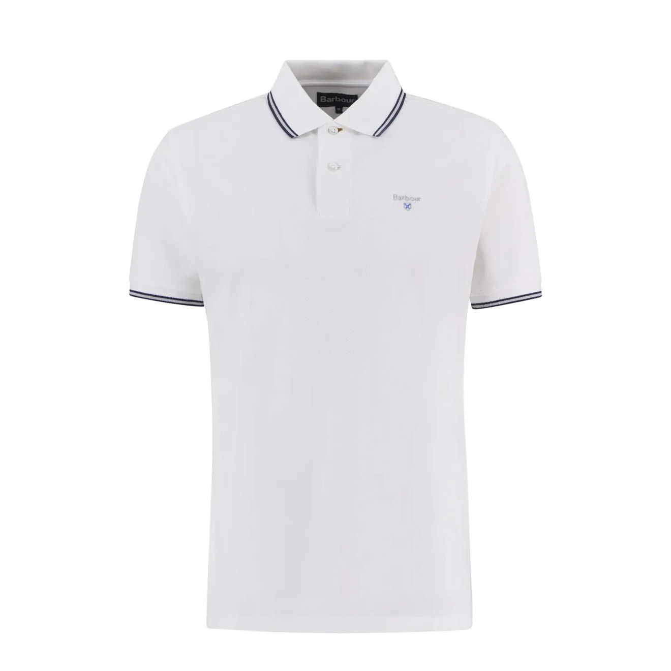 Barbour Fielding Tailored Polo Shirt White