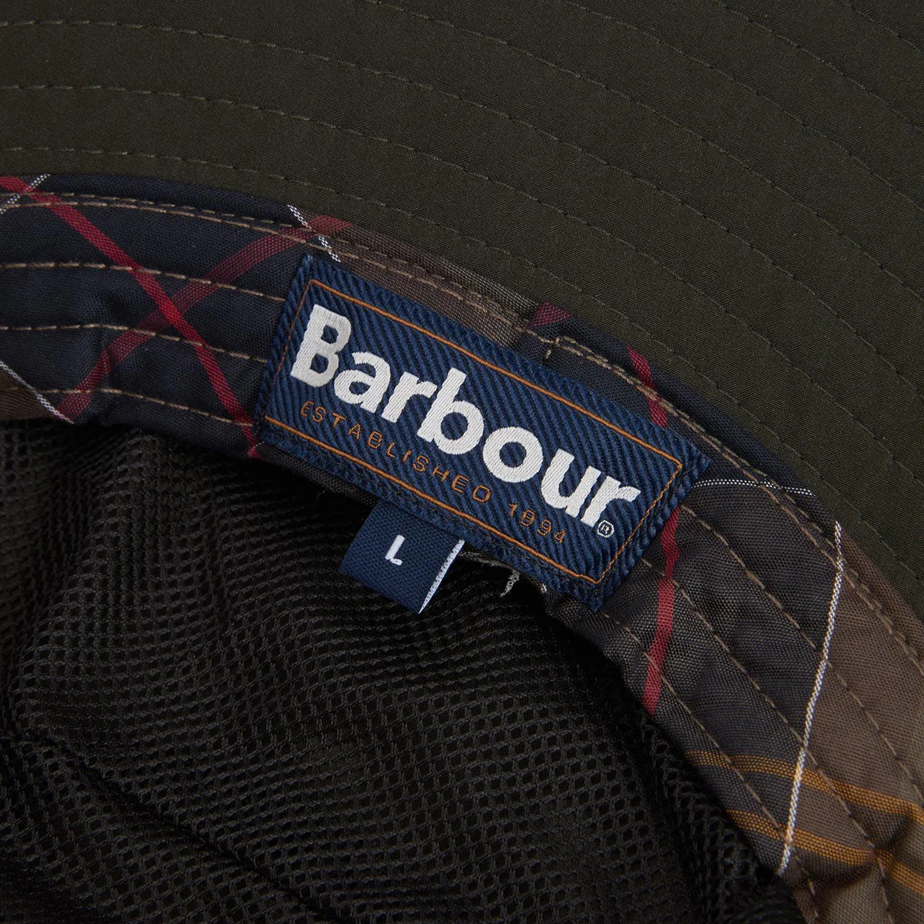 Barbour Hartley Bucket Hat Sage - Image 4