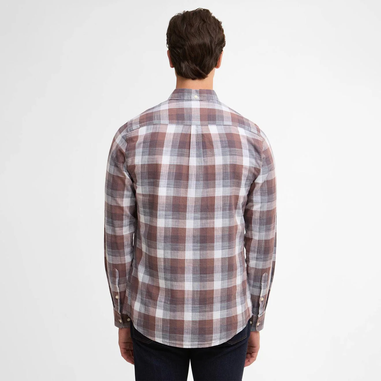 Barbour Hillroad Tailored L/S Shirt Peppercorn - Image 3