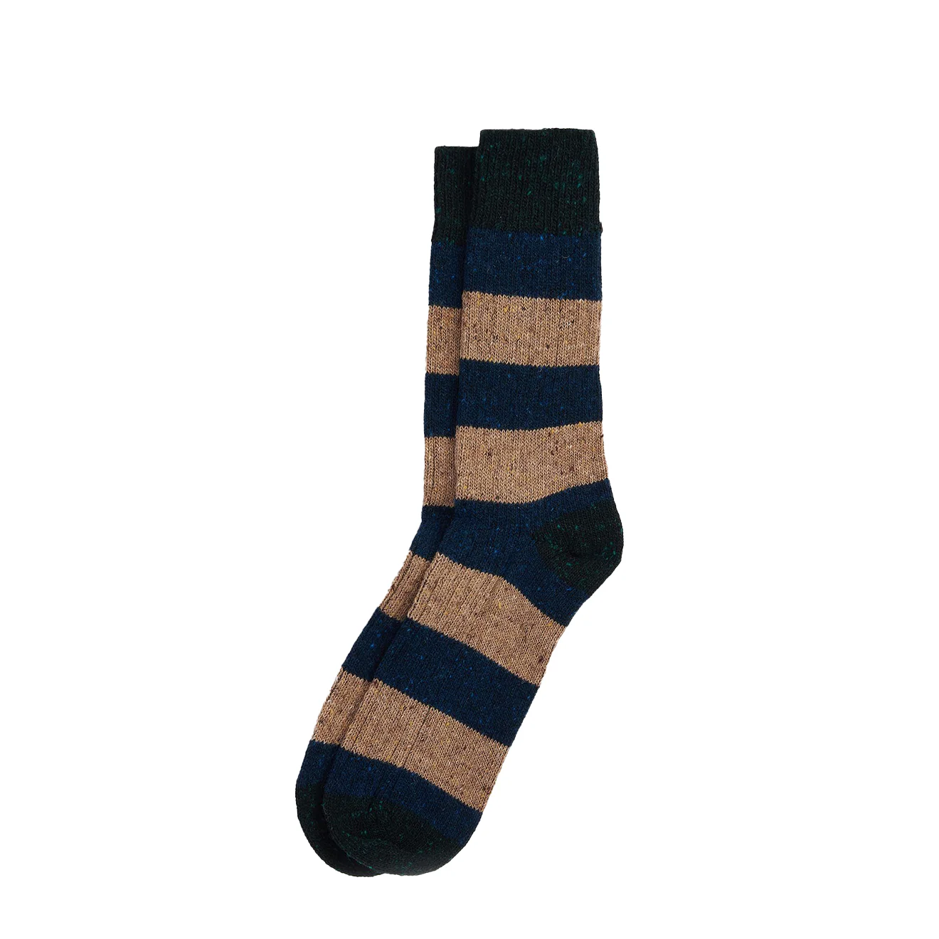 Barbour Houghton Sock 2 Pack Sandstone/Navy