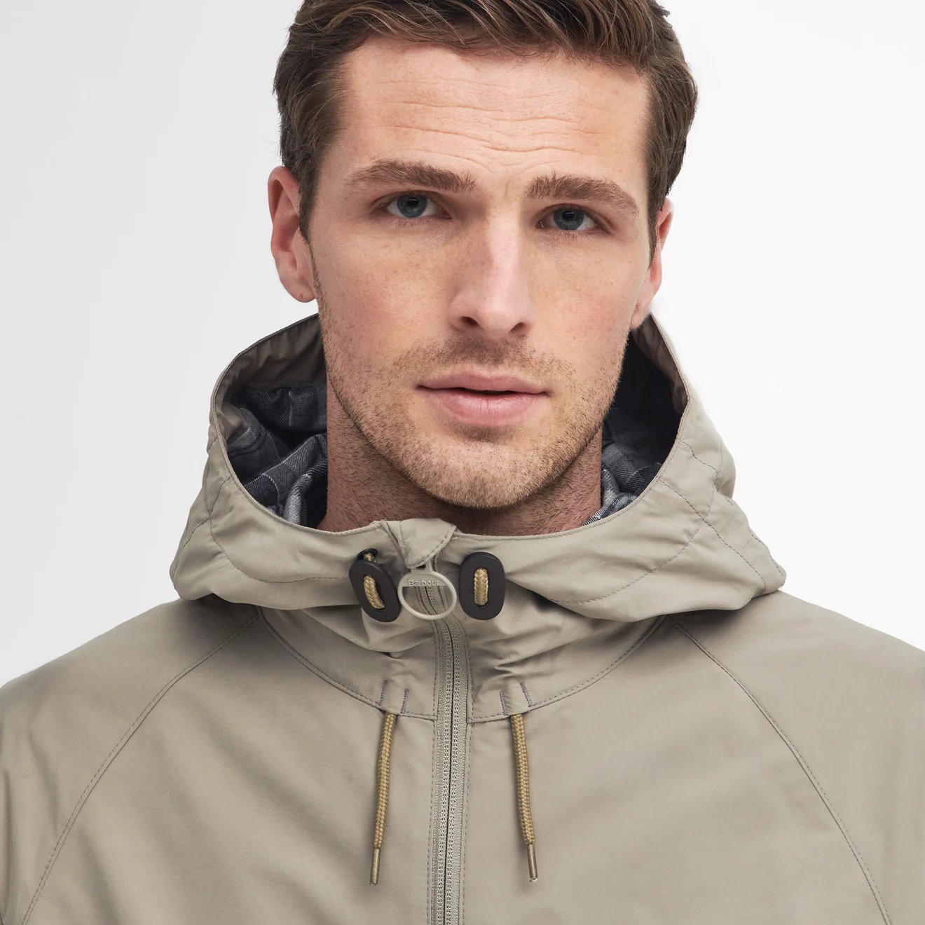 Barbour Kirkhill Showerproof Jacket Concrete - Image 4