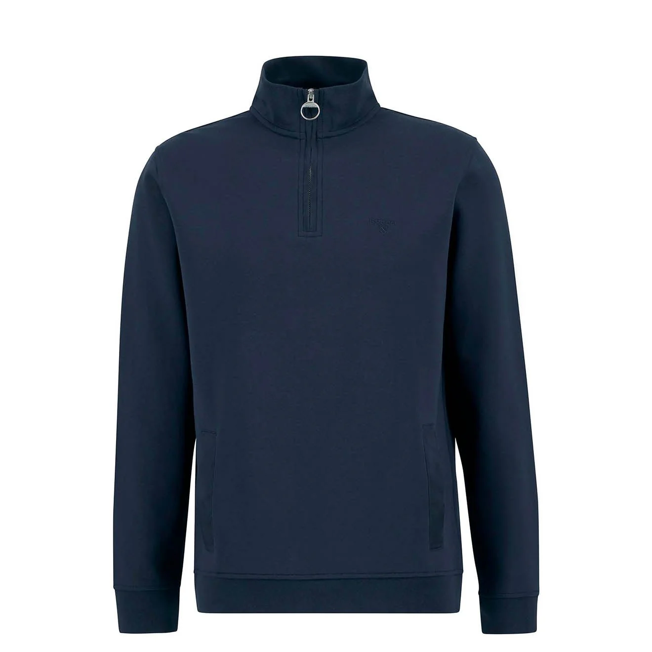 Barbour Lambeth Interlock Half Zip Sweatshirt Navy