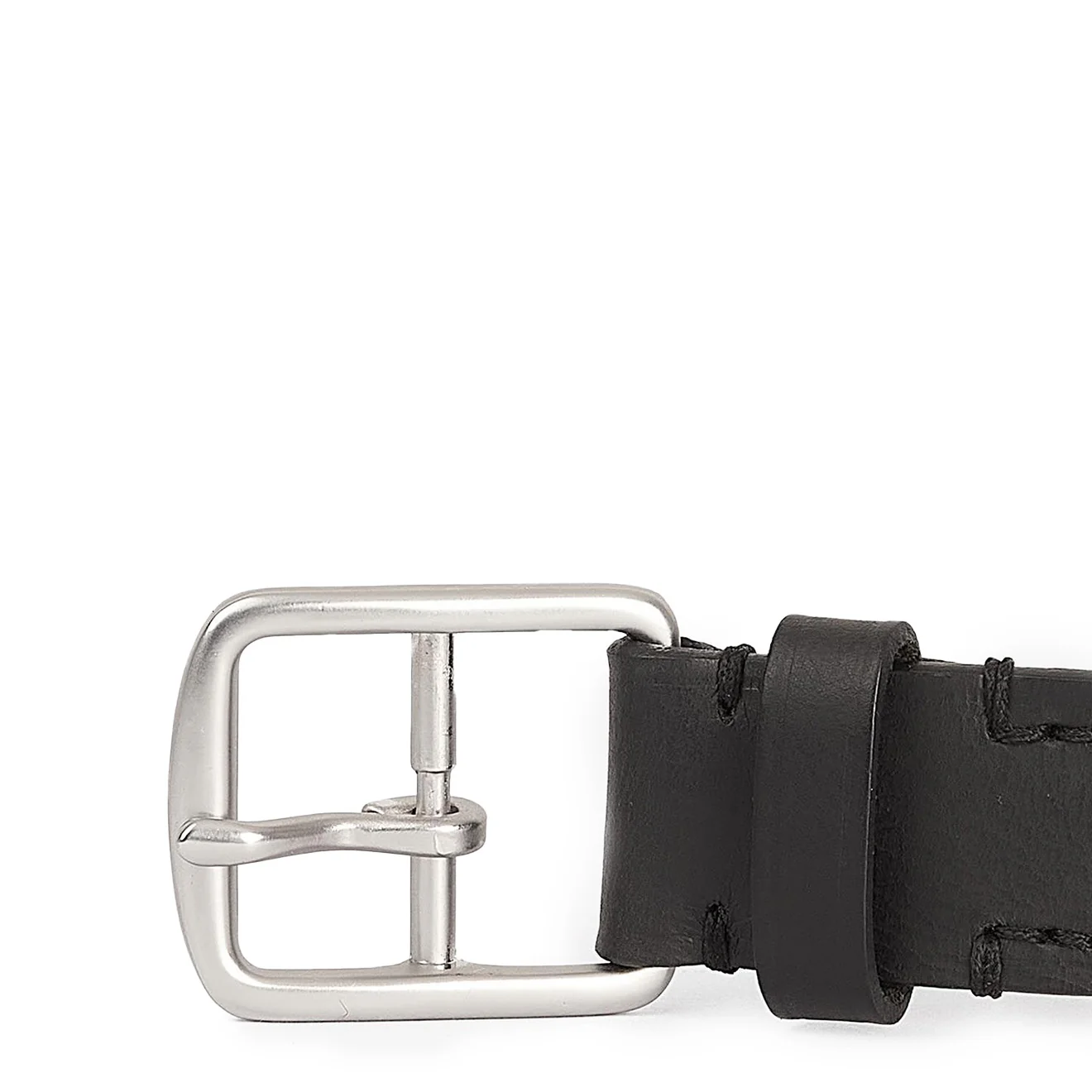 Barbour Lanark Leather Belt Black - Image 2