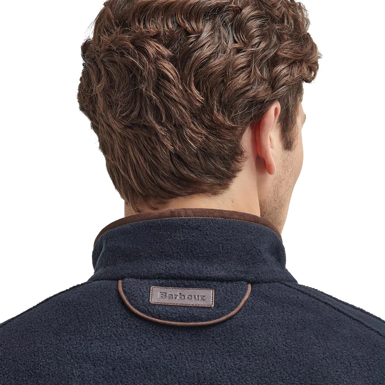 Barbour Langdale Fleece Jacket Navy - Image 6