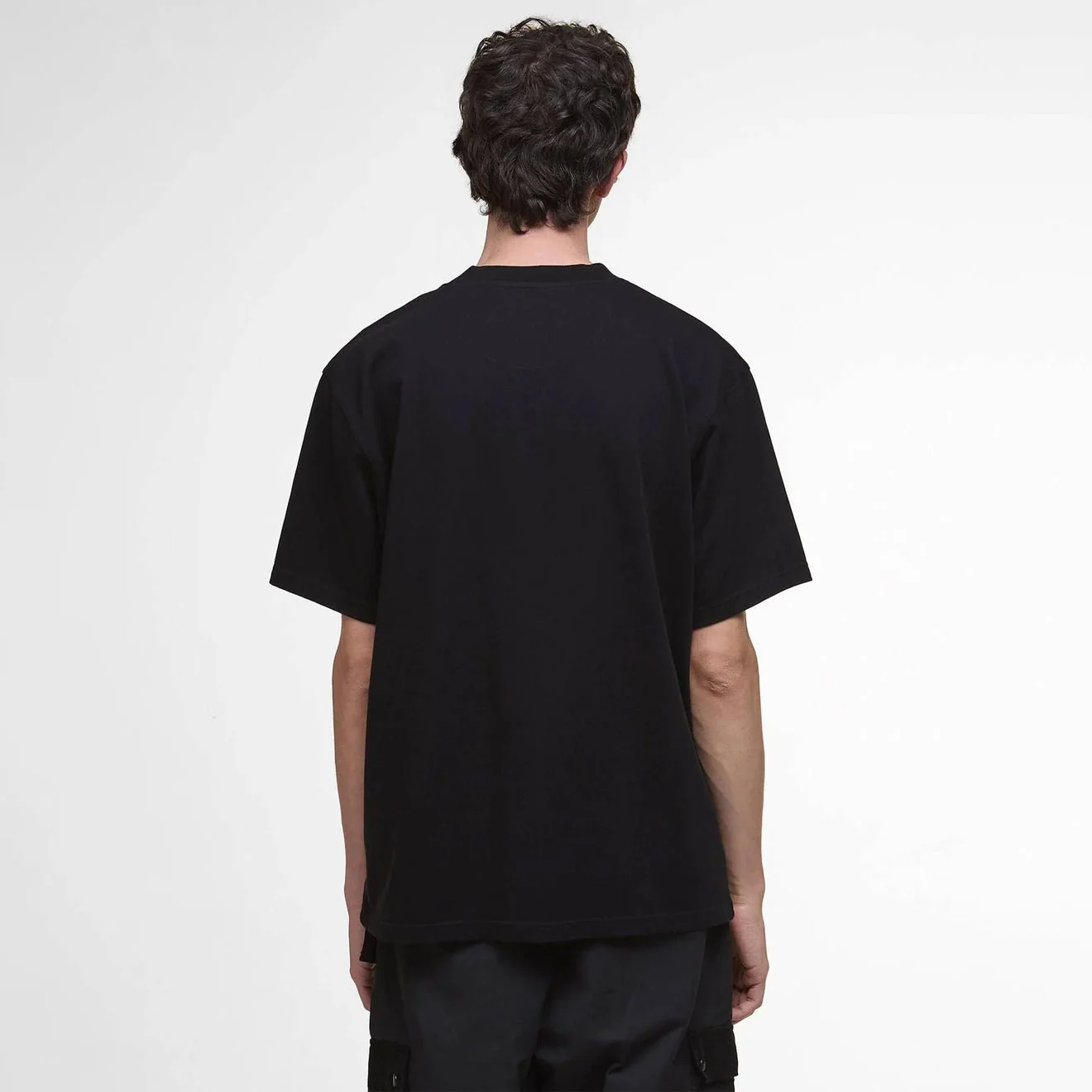 Barbour Leazes Oversized T-Shirt Black - Image 3