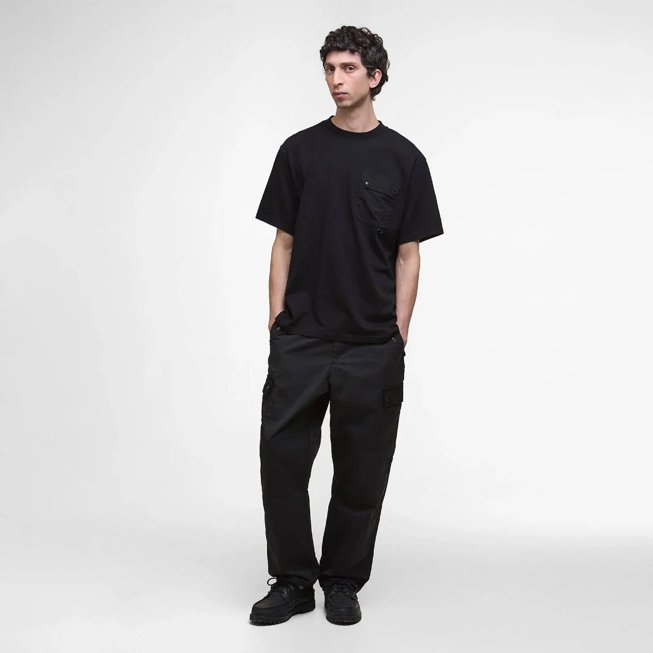 Barbour Leazes Oversized T-Shirt Black - Image 4
