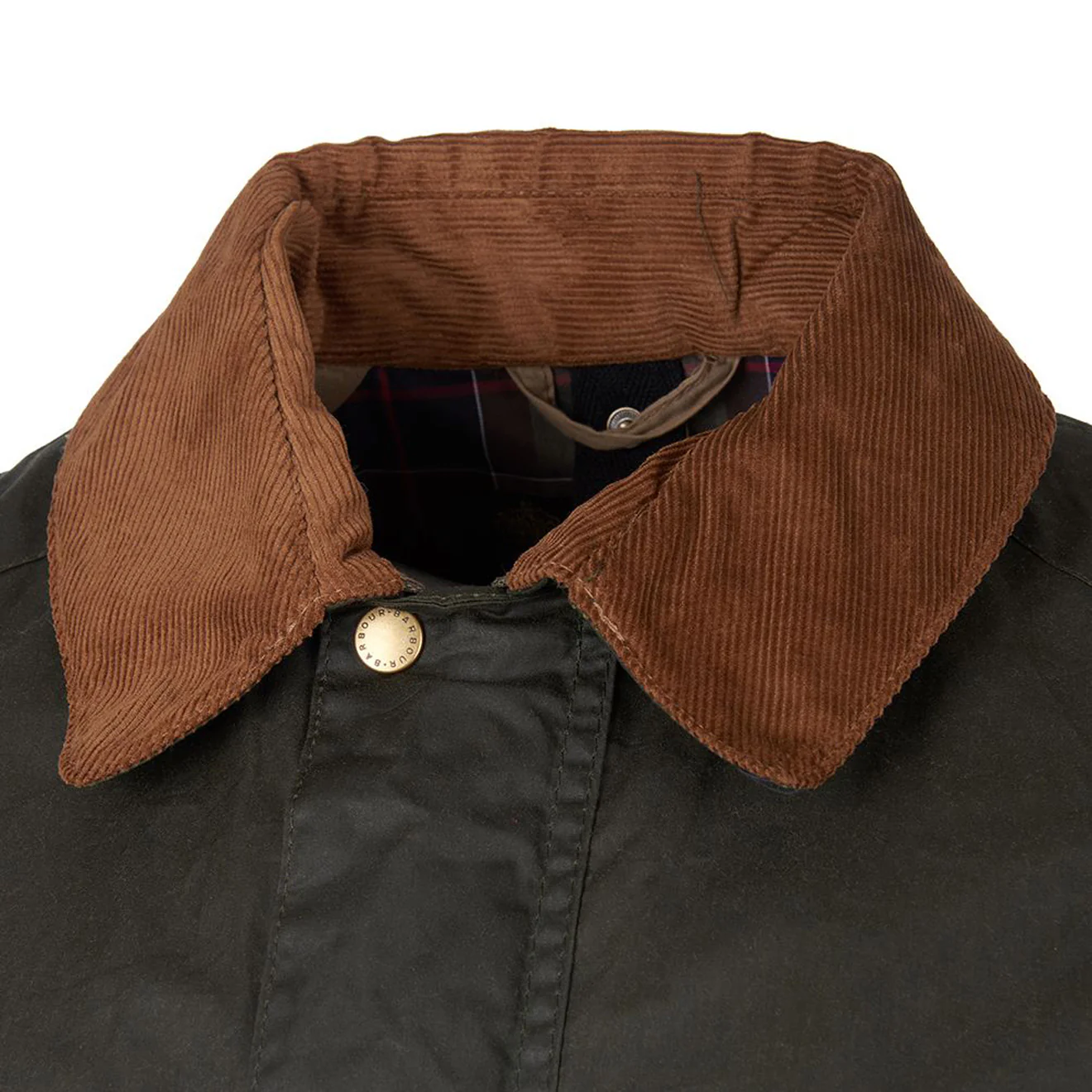 Barbour Lightweight Ashby Wax Jacket Archive Olive - Image 3