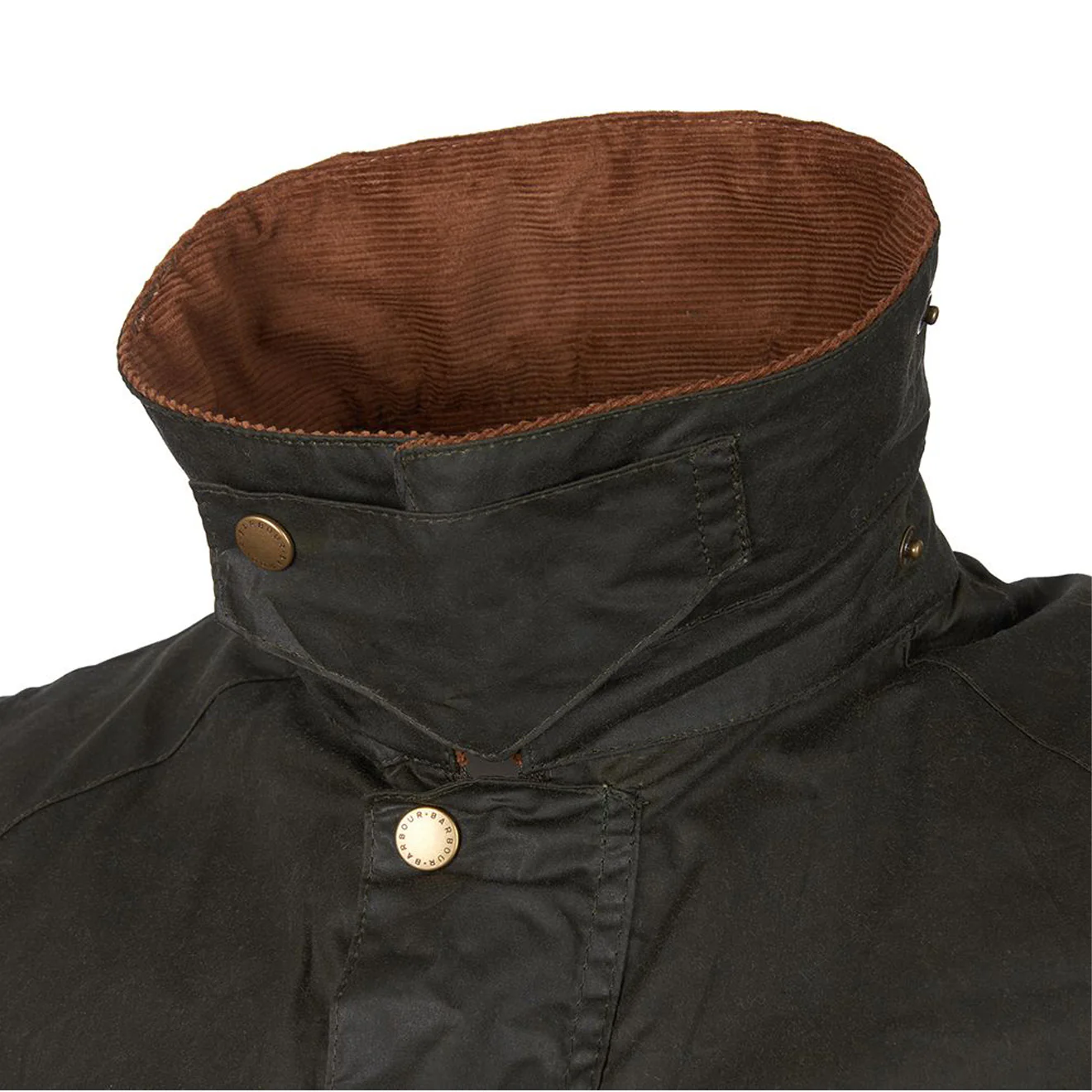 Barbour Lightweight Ashby Wax Jacket Archive Olive - Image 4
