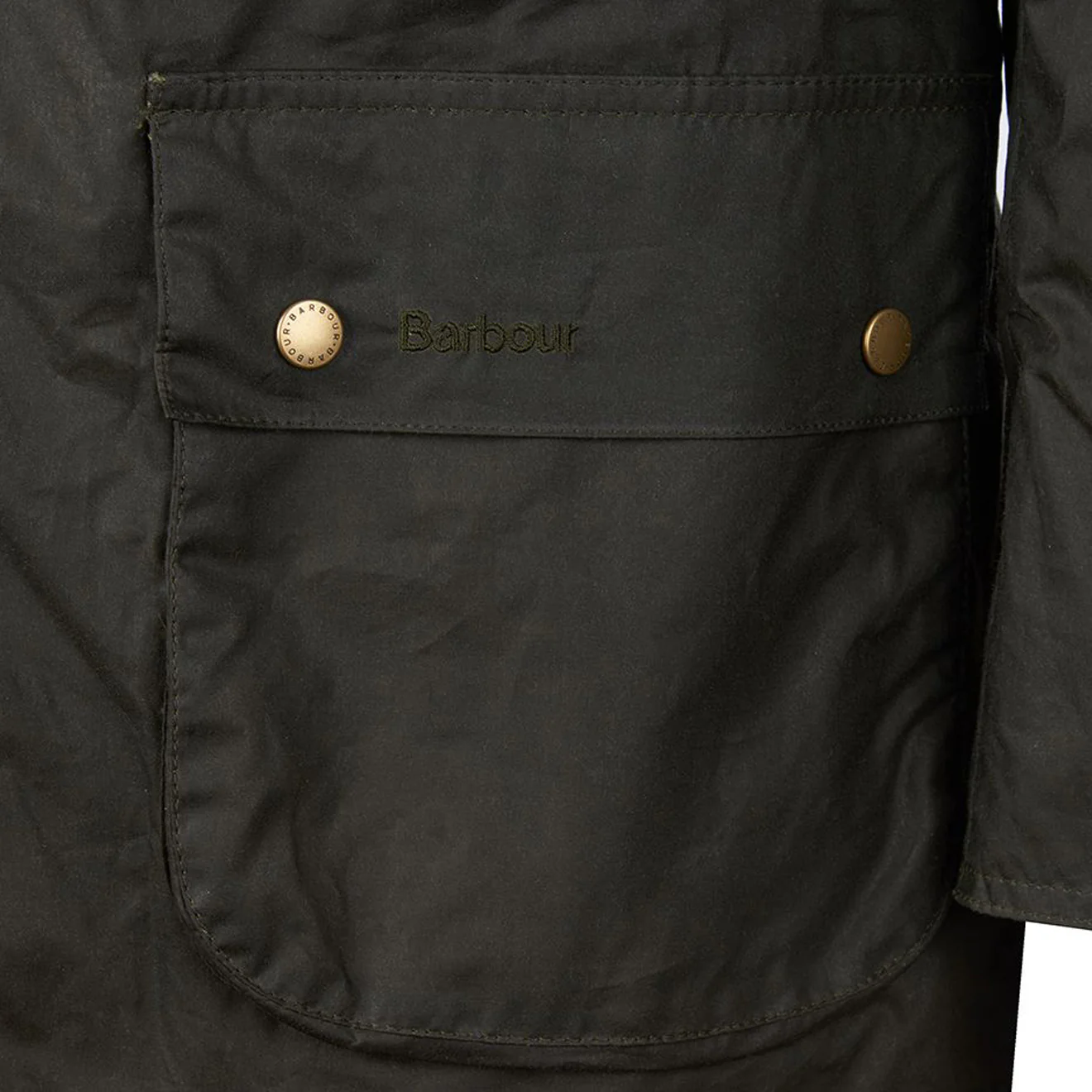 Barbour Lightweight Ashby Wax Jacket Archive Olive - Image 5